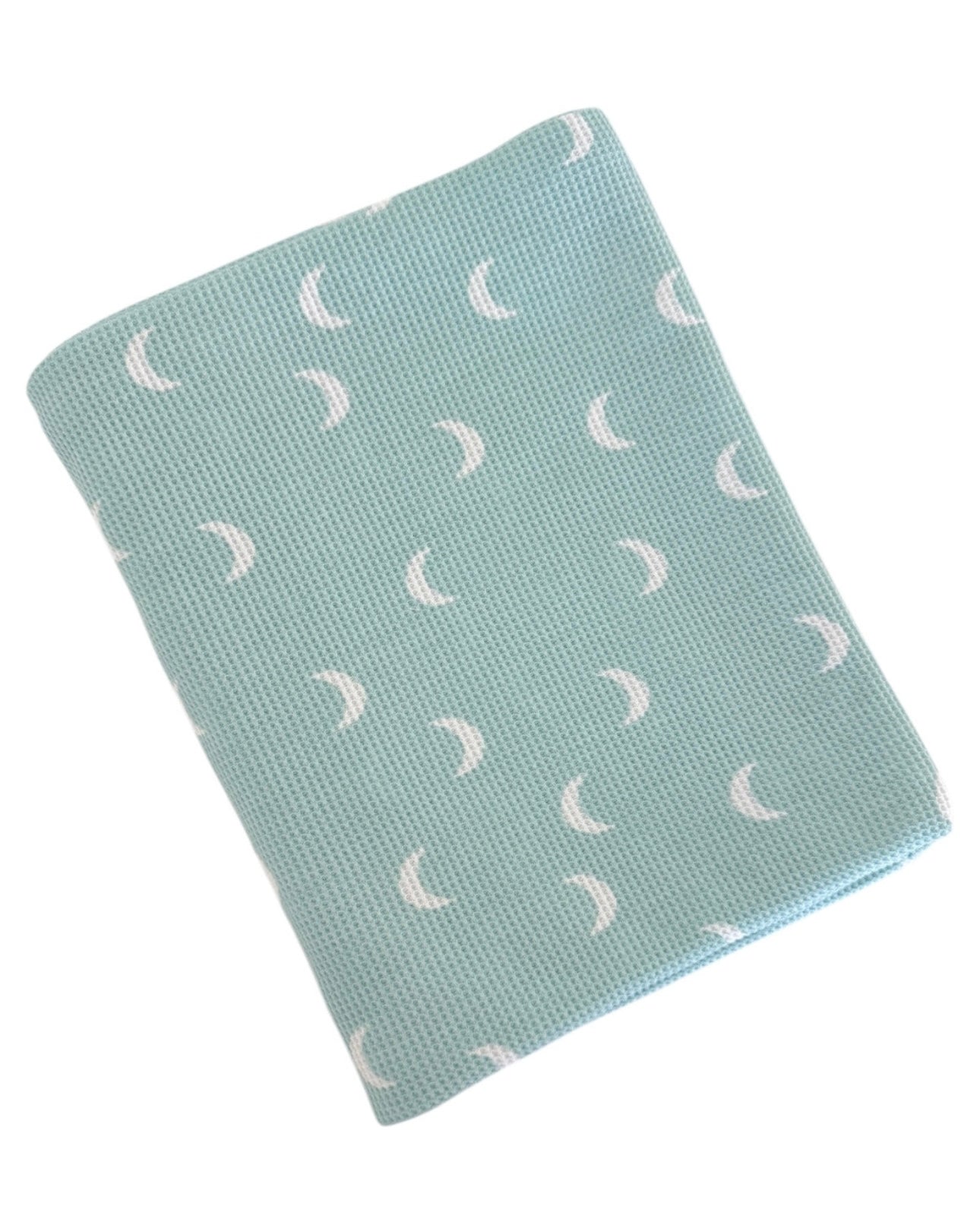 Blue Moon Organic Cotton Waffle Swaddle Blanket