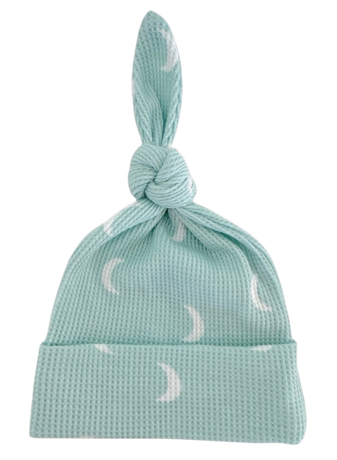 Blue Moon Organic Waffle Knot Beanie