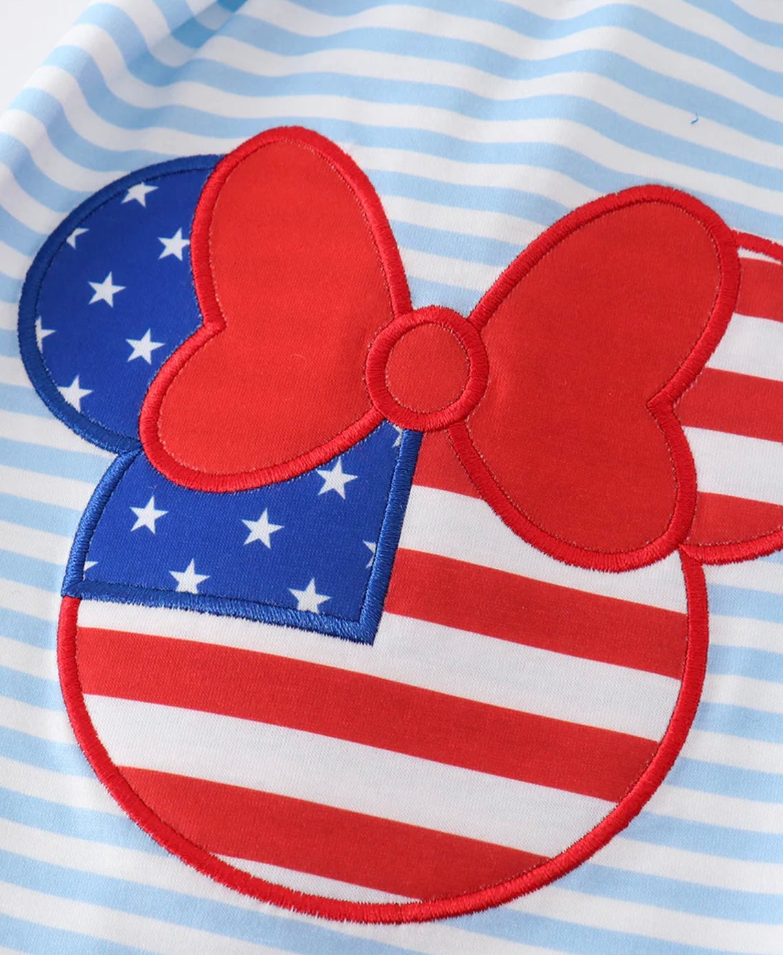 Blue Character Appliqué Dress