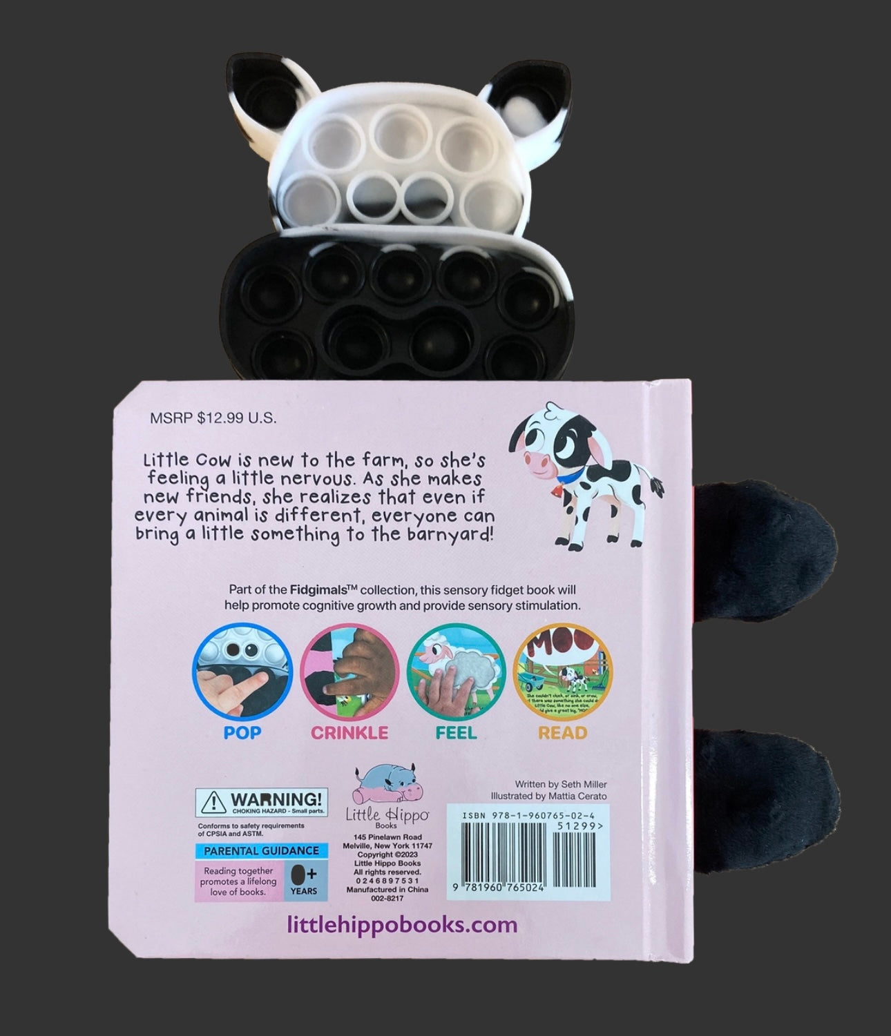 Little Cow Sensory Fidget Friend