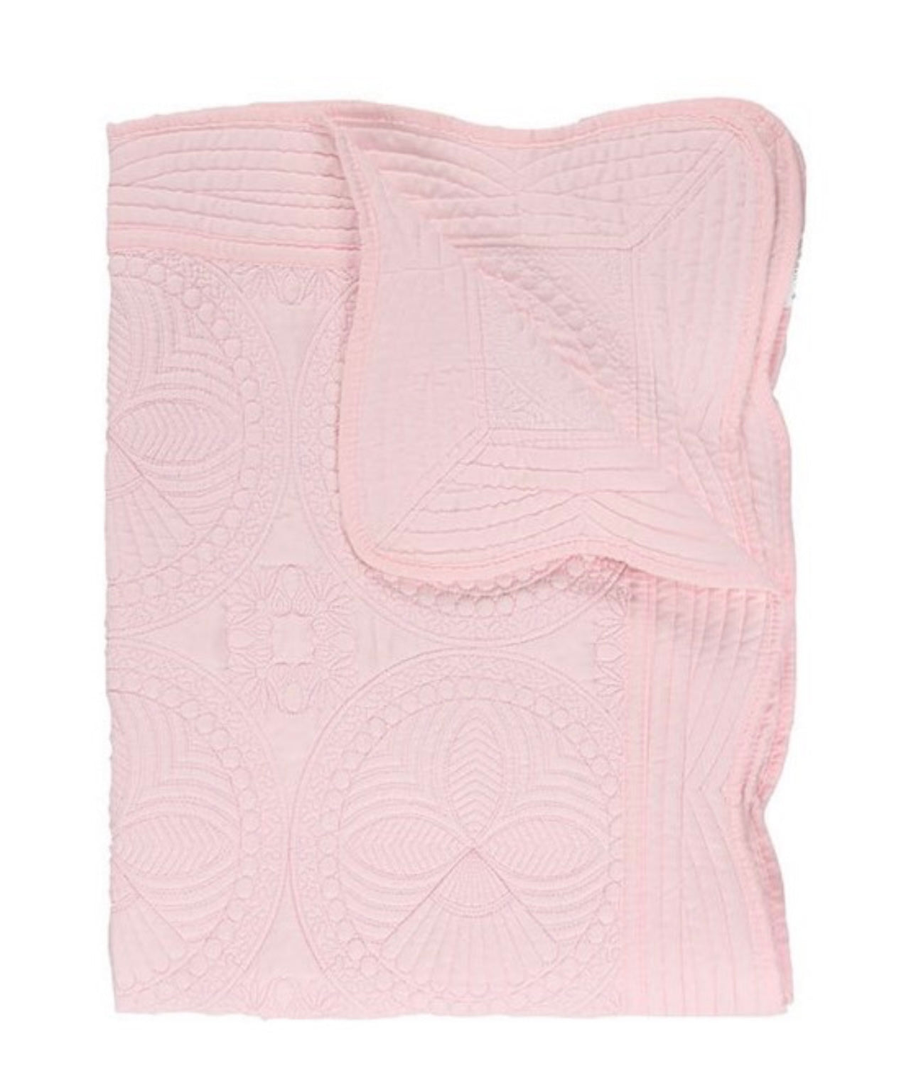 Heirloom Baby Quilt Blanket - Pink