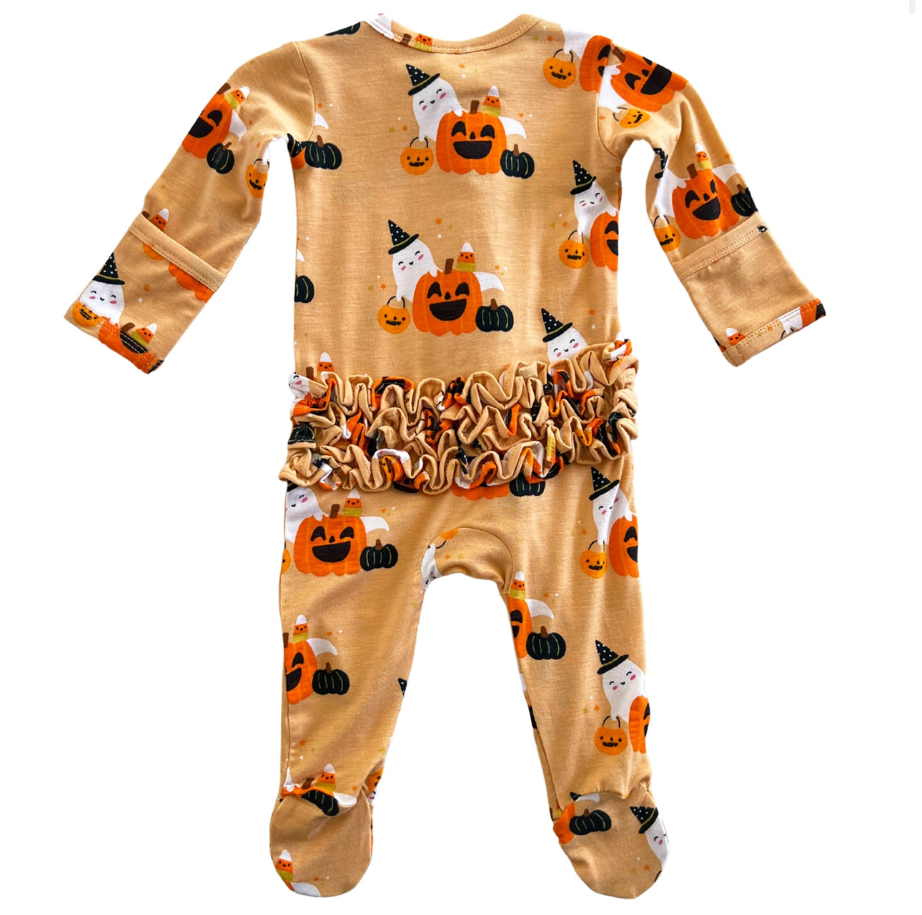 Halloween Cluster Zip Footie