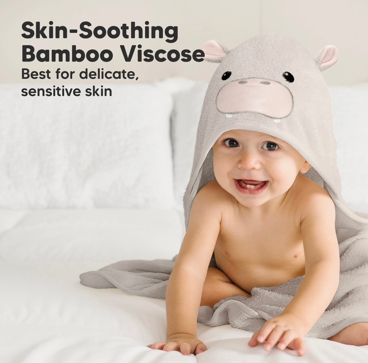 KeaBabies Cuddle Hooded Towel
