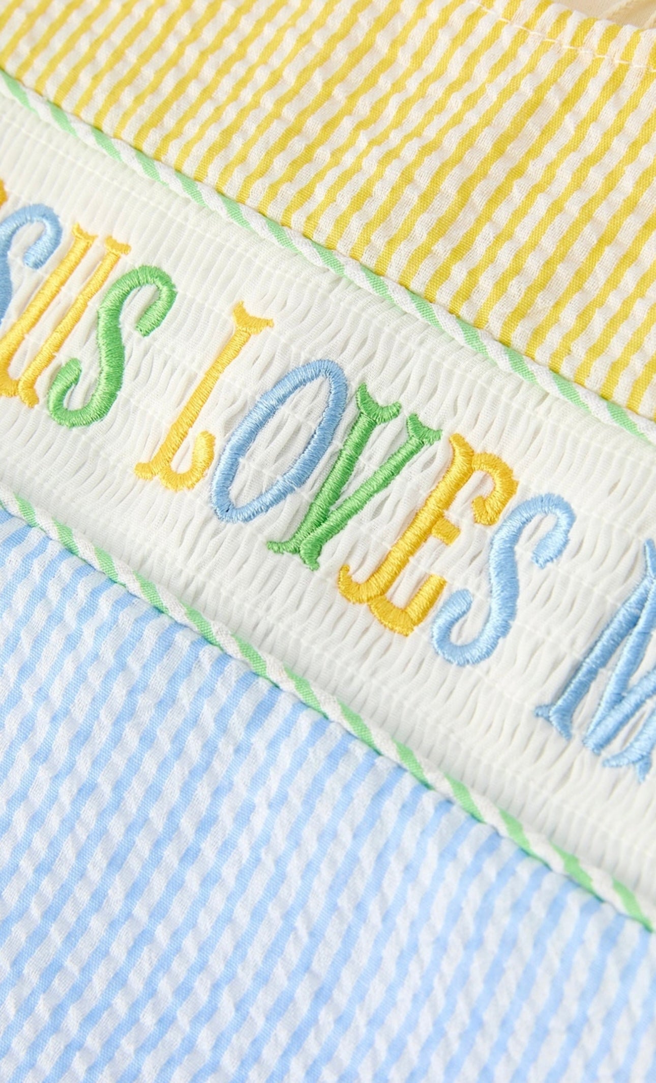 "Jesus Loves Me "Embroidered Baby Boy Romper