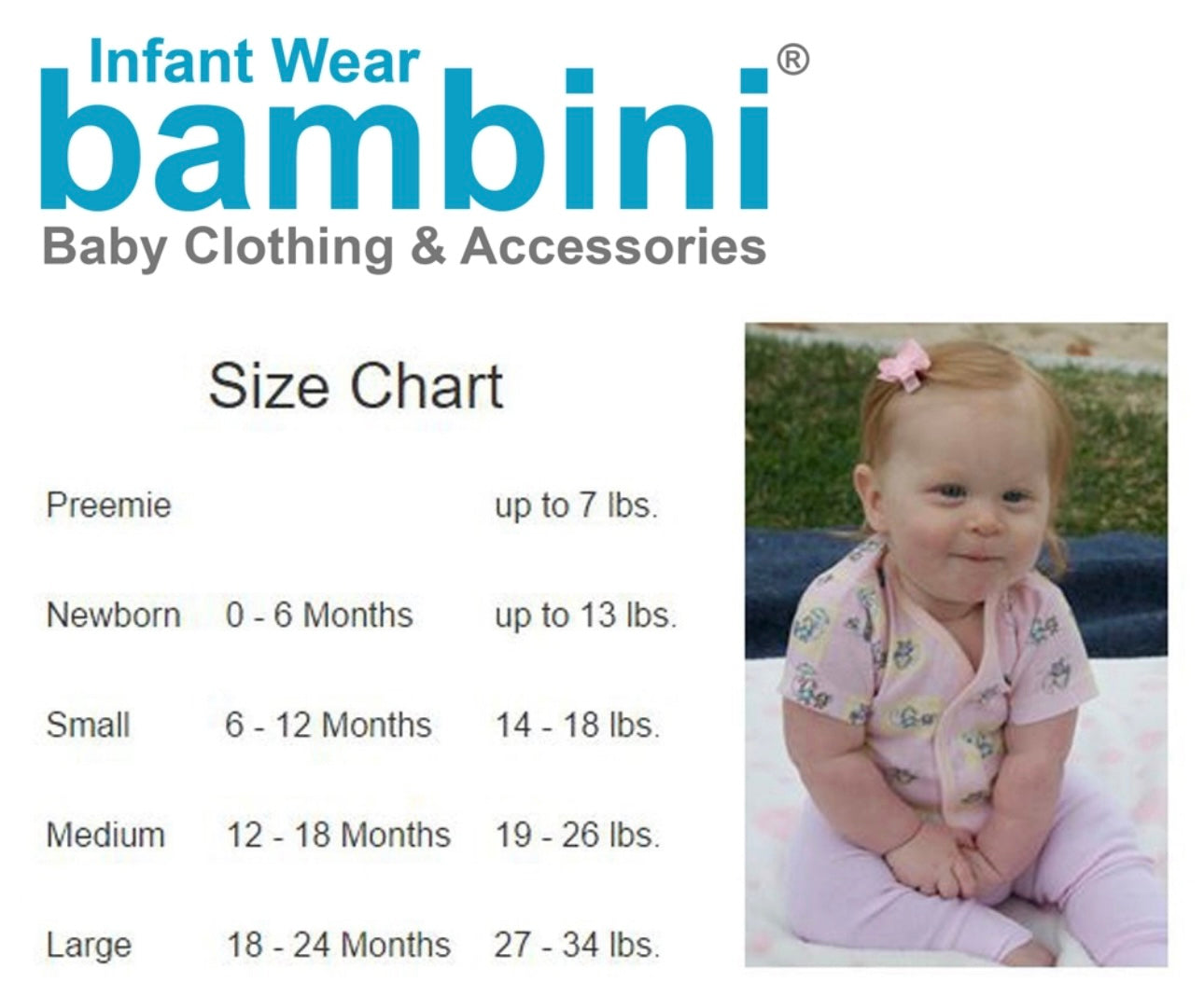 Bambini Infant Onesies 3 Pack
