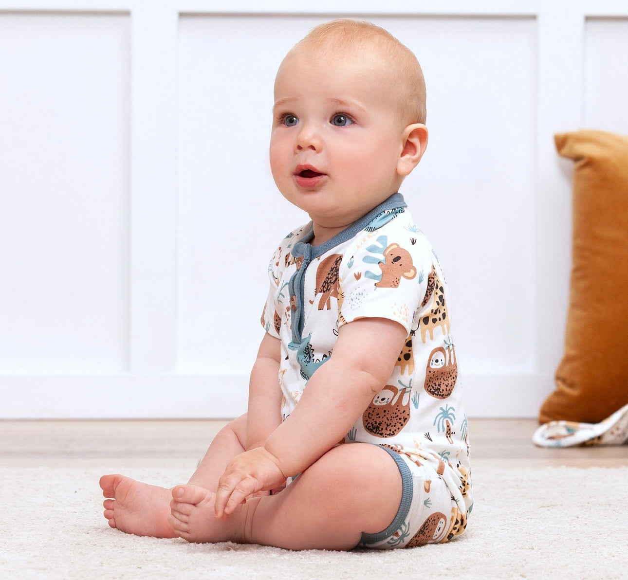 Jungle Jamboree Bamboo Short Romper