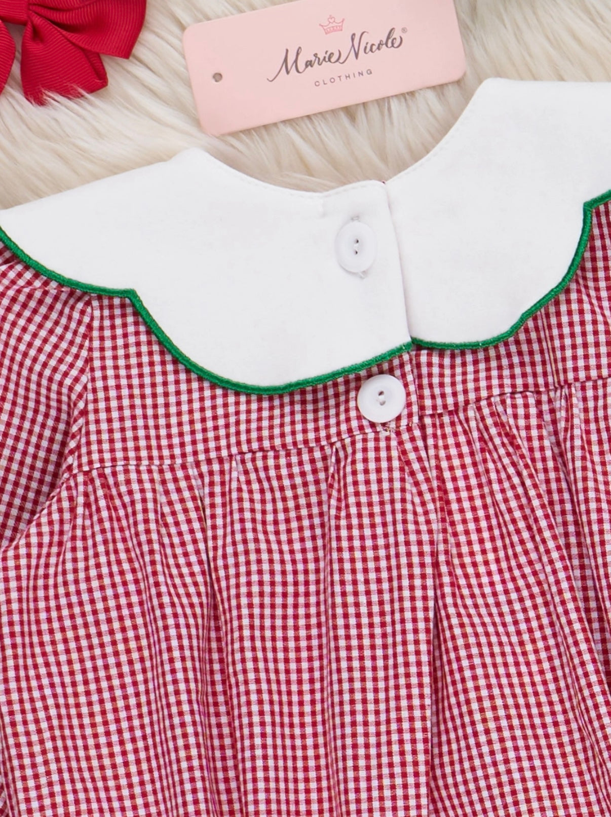 Festive Bow & Tree Cotton Bubble