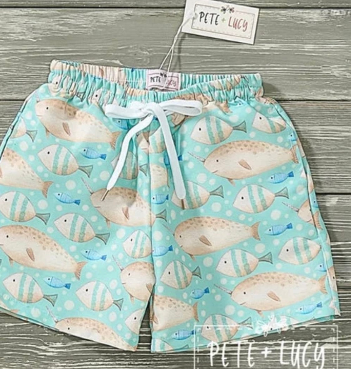 Boys Fish Swim Shorts