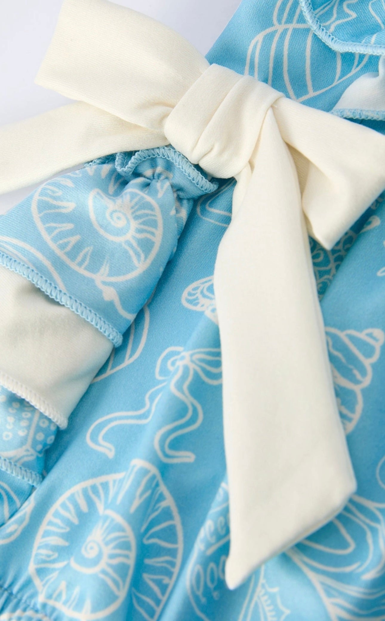Spring Ocean Ruffle Romper