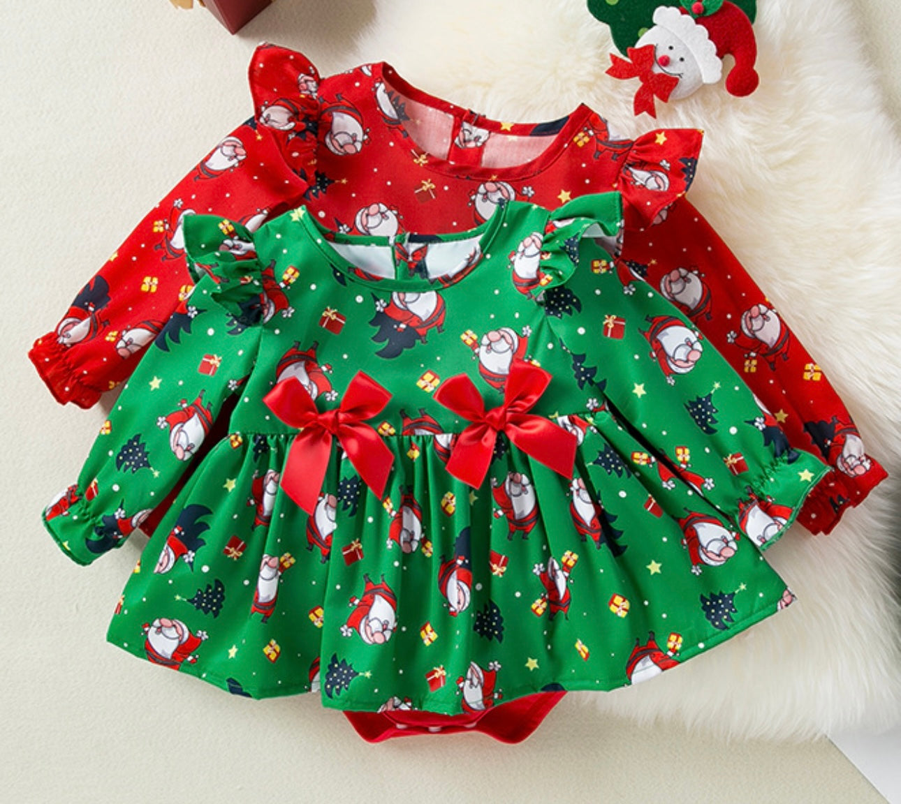 Green Santa Dress