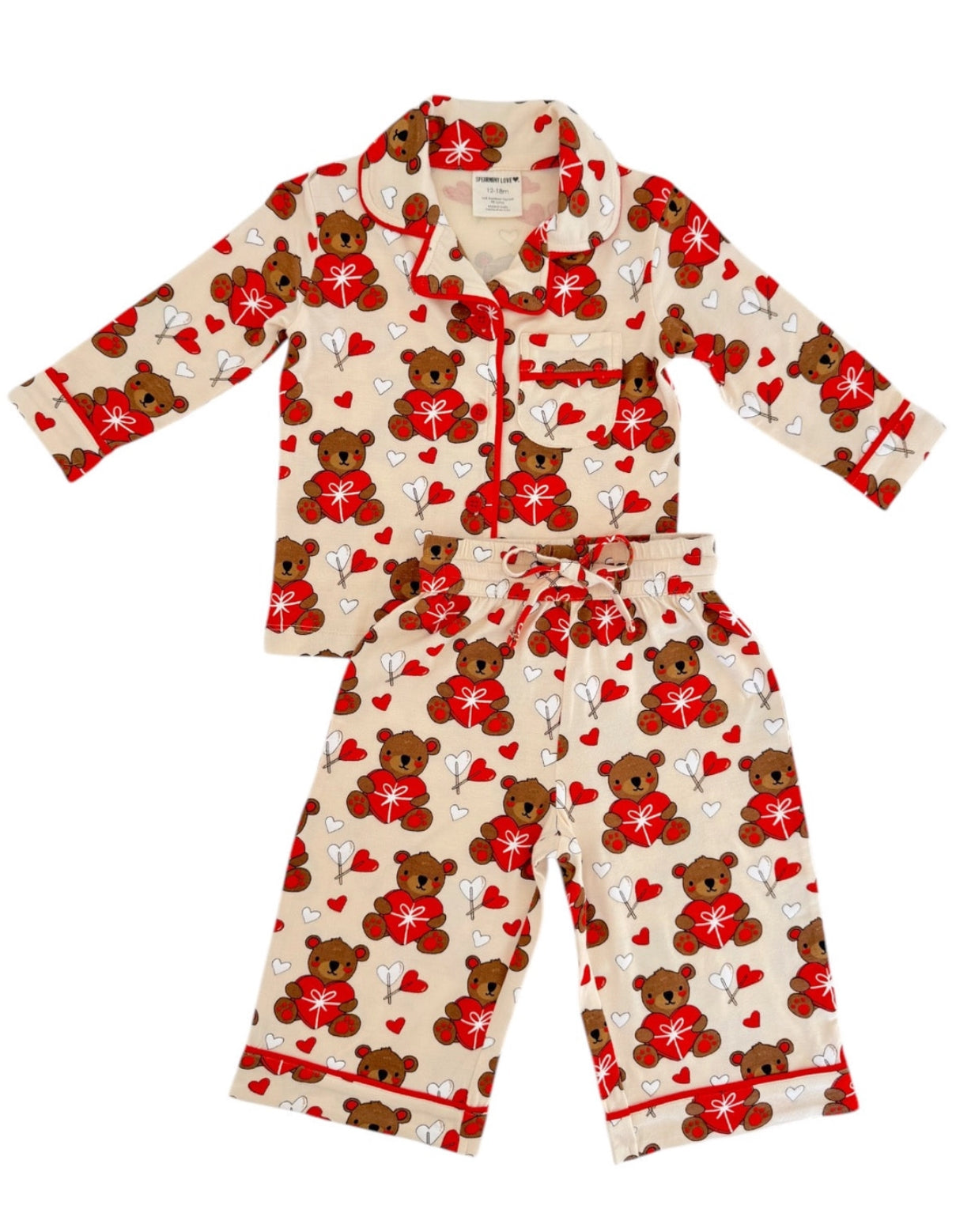 Valentine Bear Bamboo Lounge Set