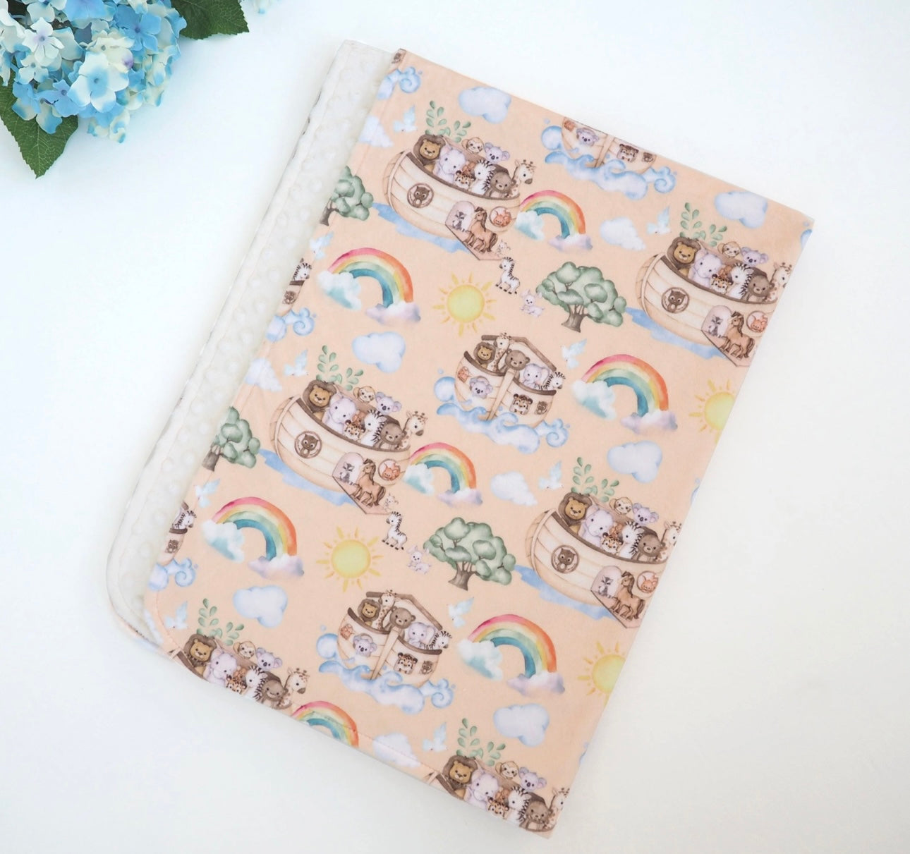 Noah’s Ark Minky Blanket