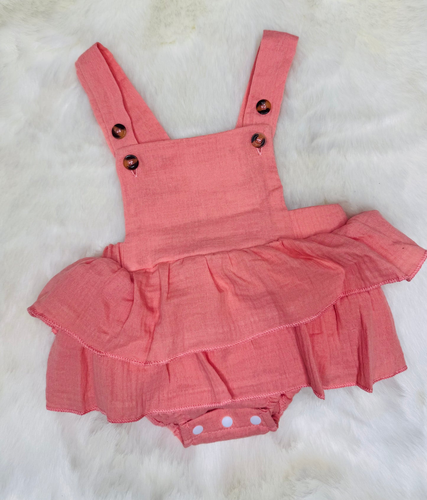 Overall Ruffle Romper