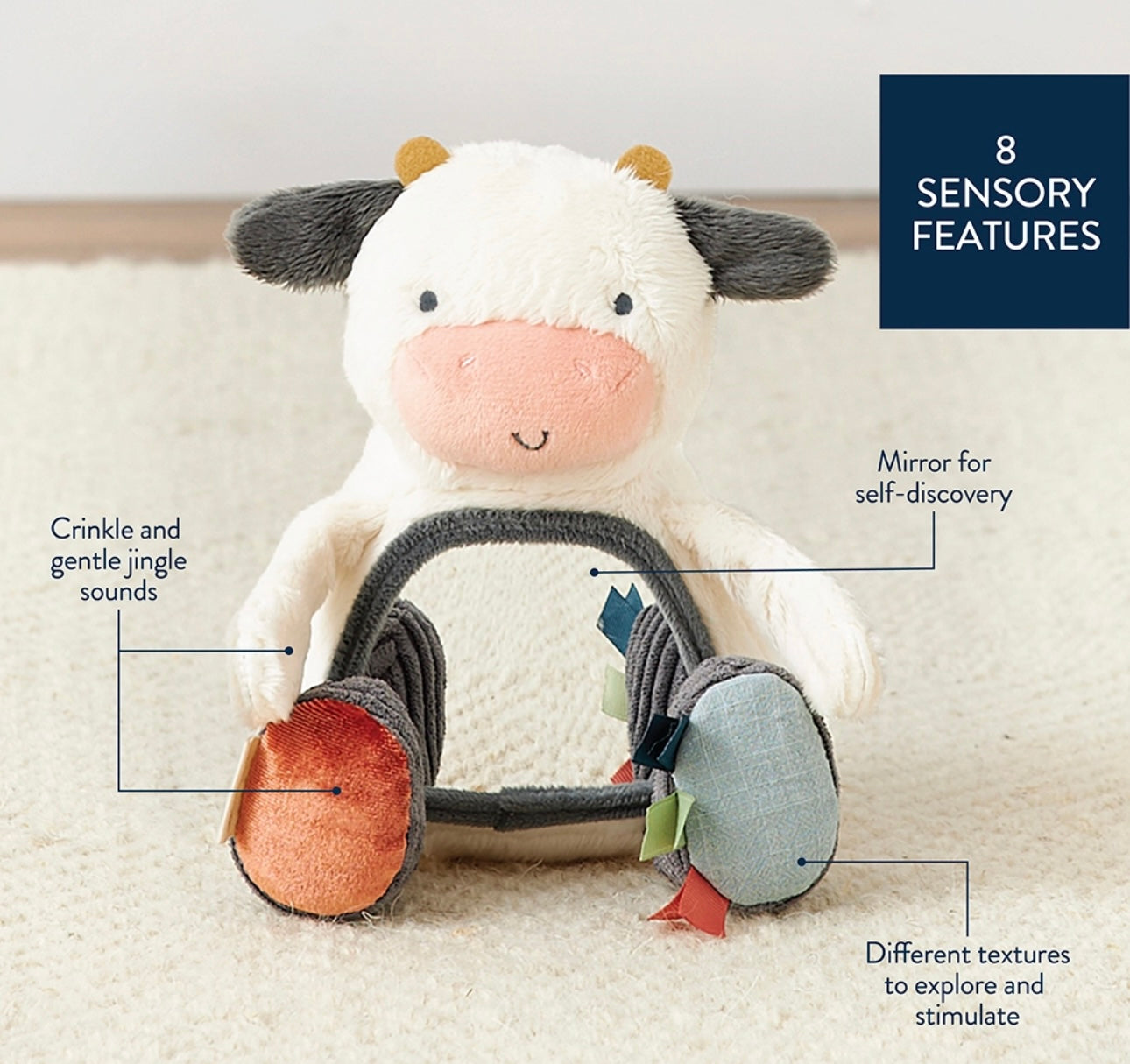 Itzy Bitzy Cow Mirror