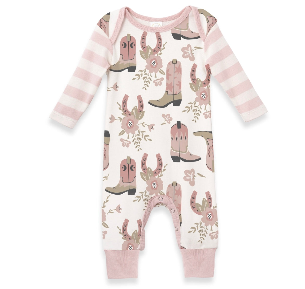 Cowgirl Boots Bamboo Romper