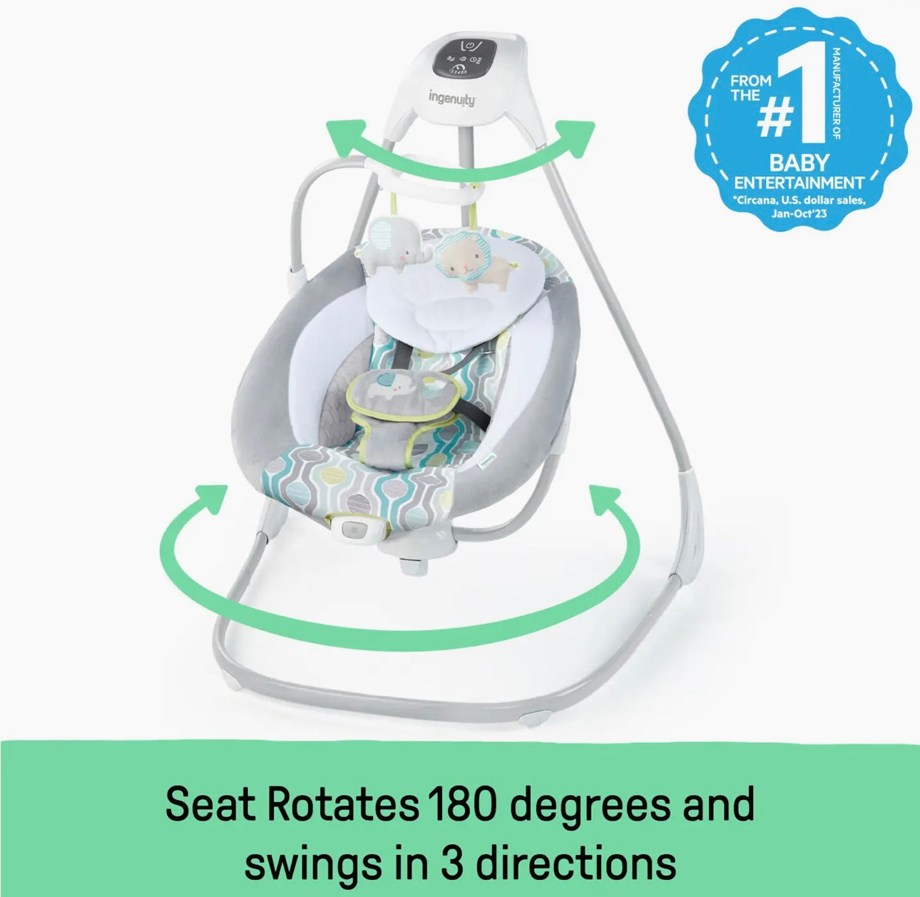 Simple Comfort Compact Sooting Swing - Everston