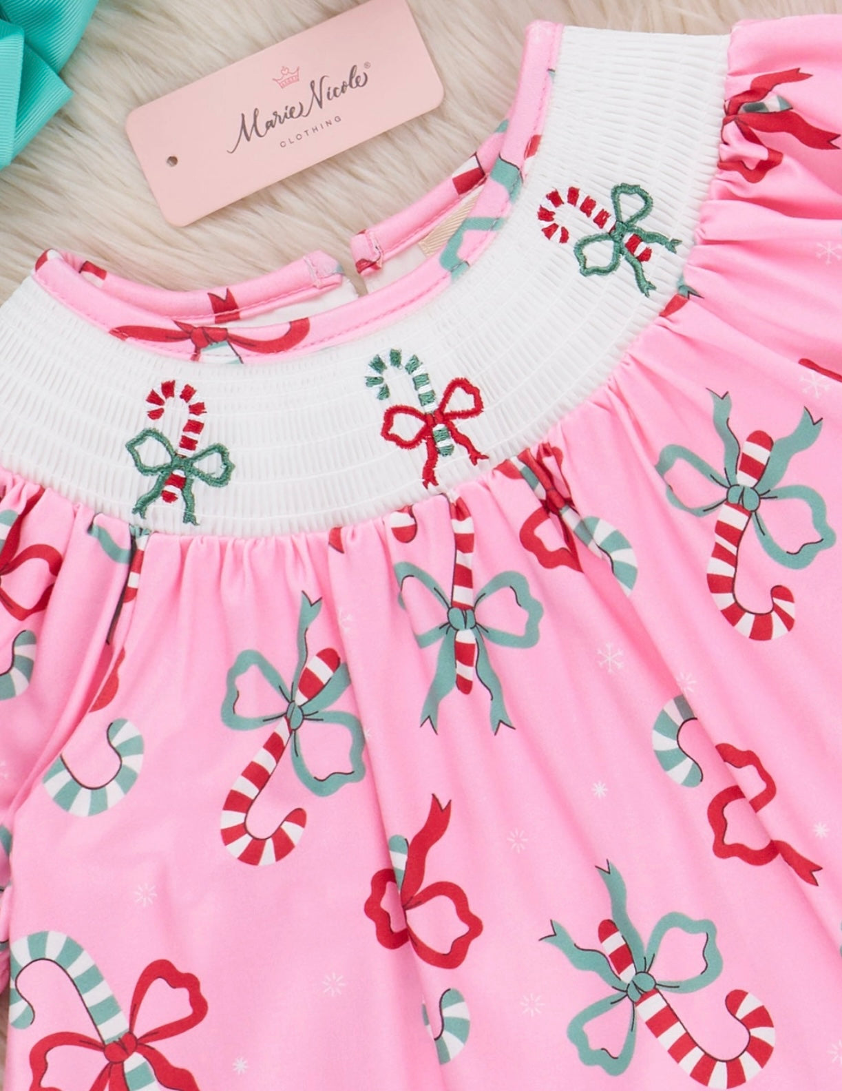 Christmas Sweet Tooth Smocked Dress