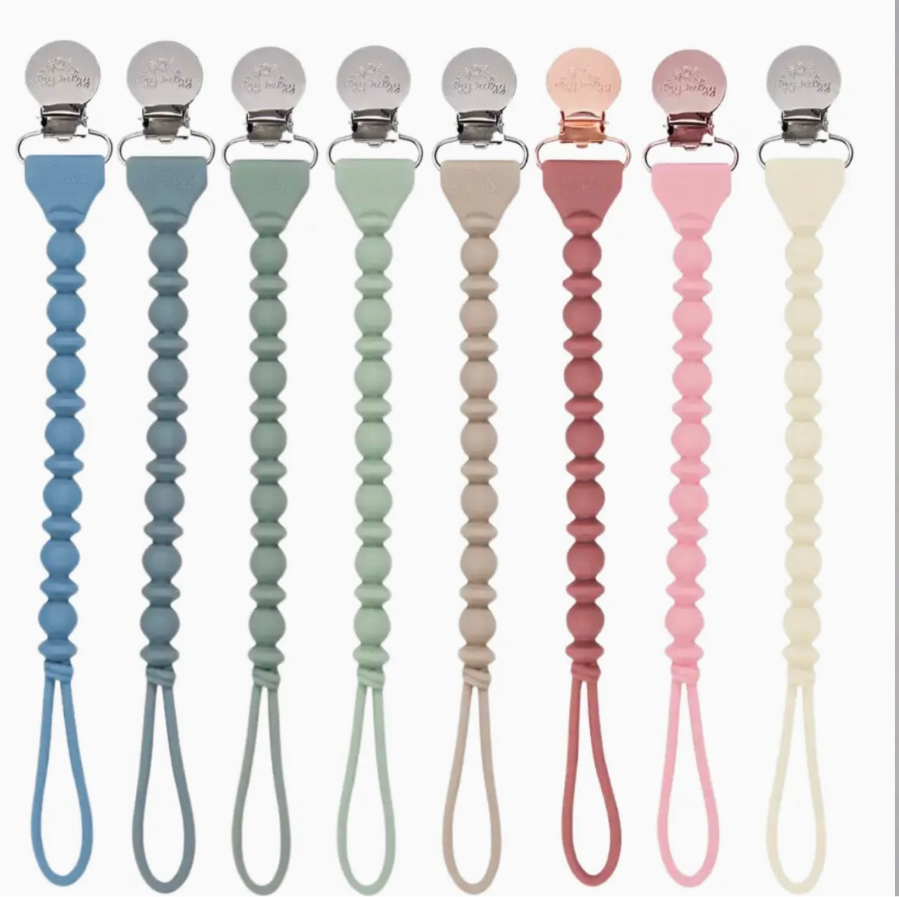 Grey Beaded Sweetie Strap | Itzy Ritzy
