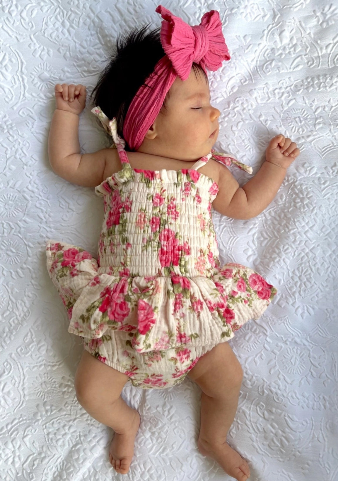 Country Daydream Muslin Smocked Bubble
