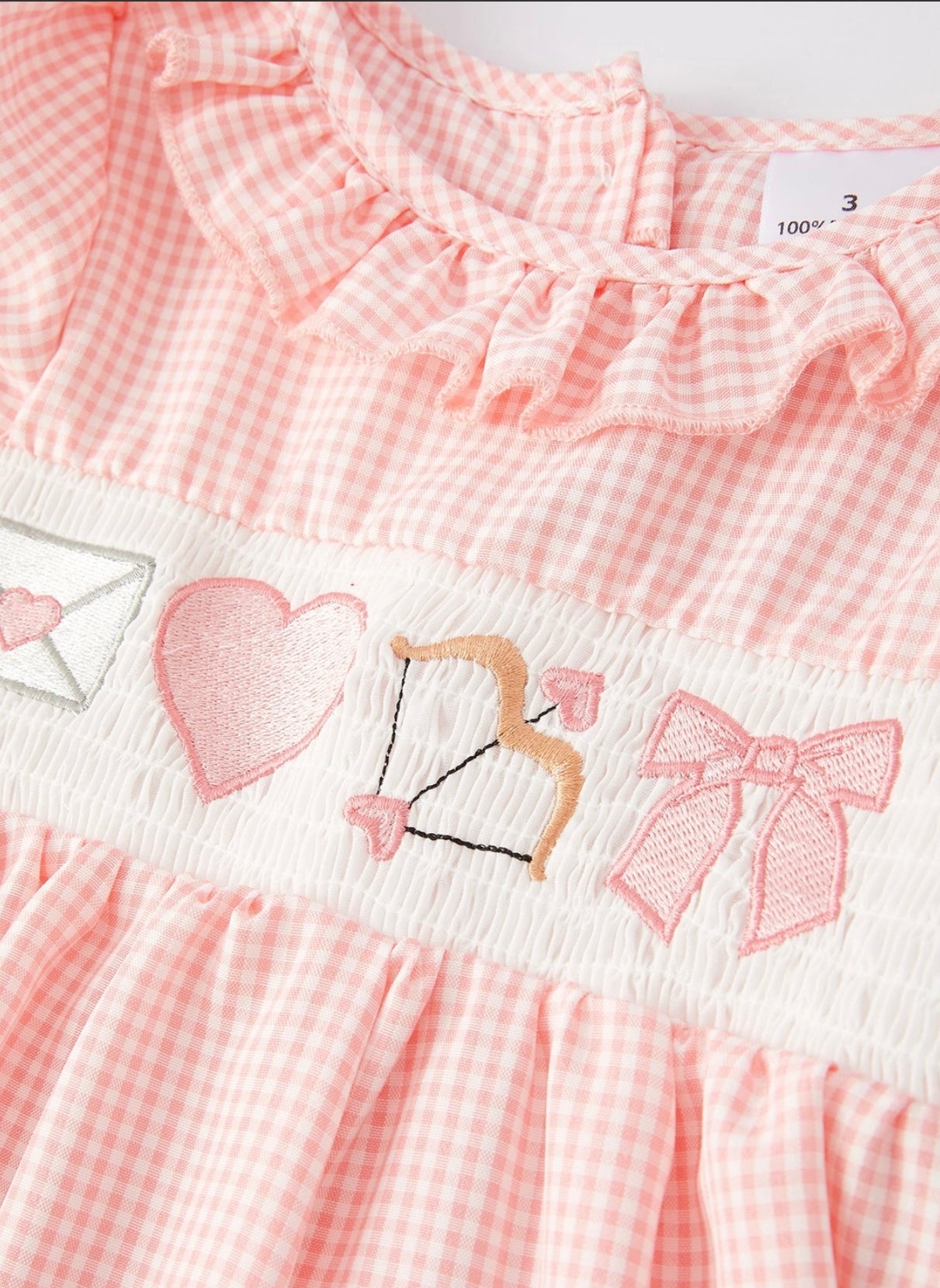 Valentine’s Day Heart Arrow Smocking Set