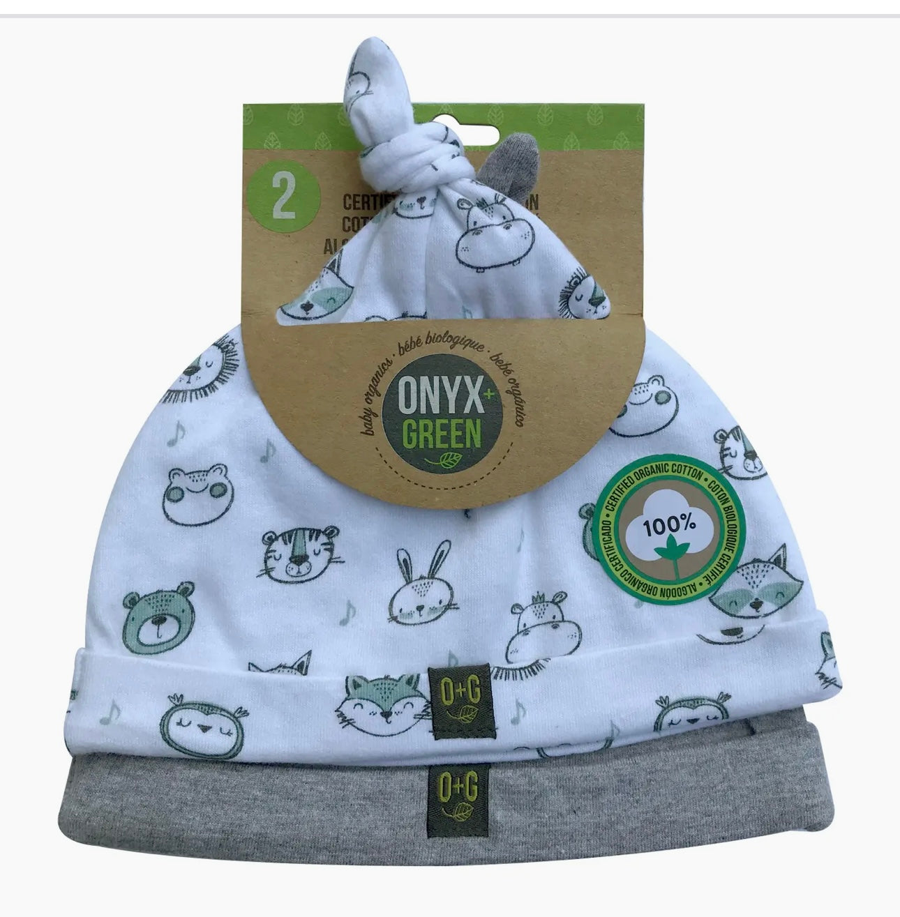2pk. Baby Hats