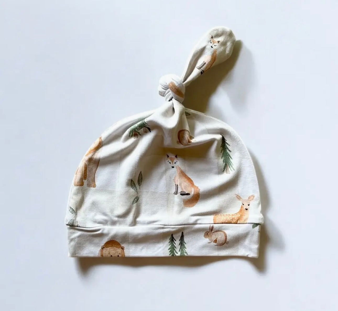 Woodland Animal Bamboo Knotted Gown & Hat