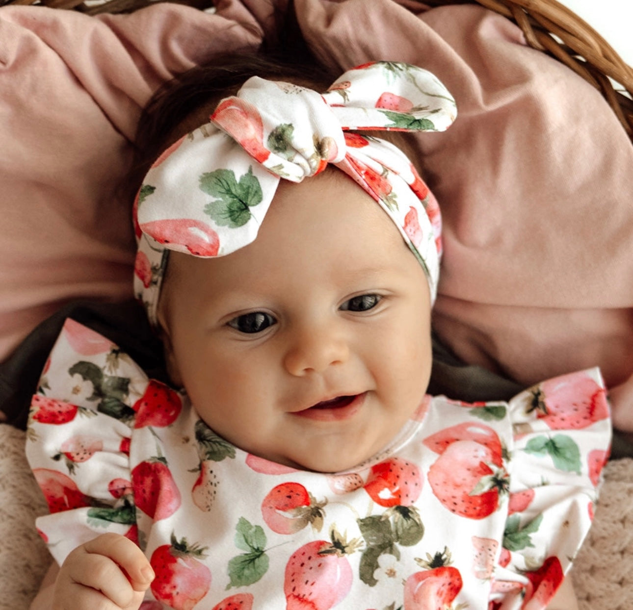Strawberry Organic Topknot