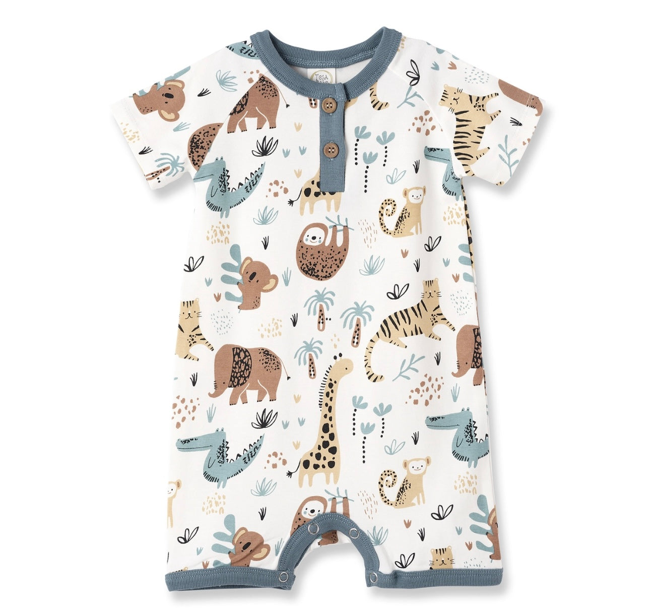 Jungle Jamboree Bamboo Short Romper