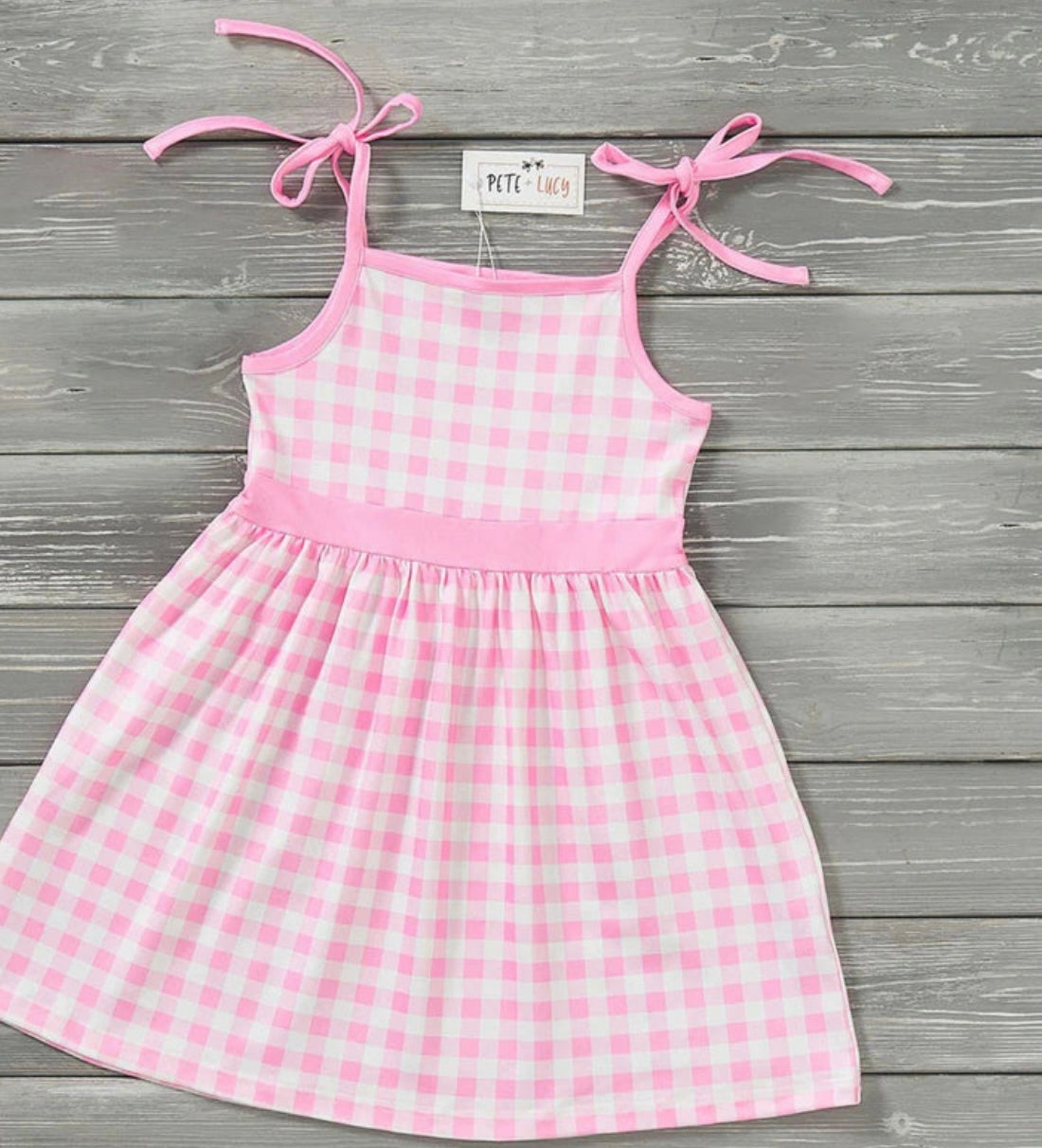 Miss Malibu Gingham Girl Dress