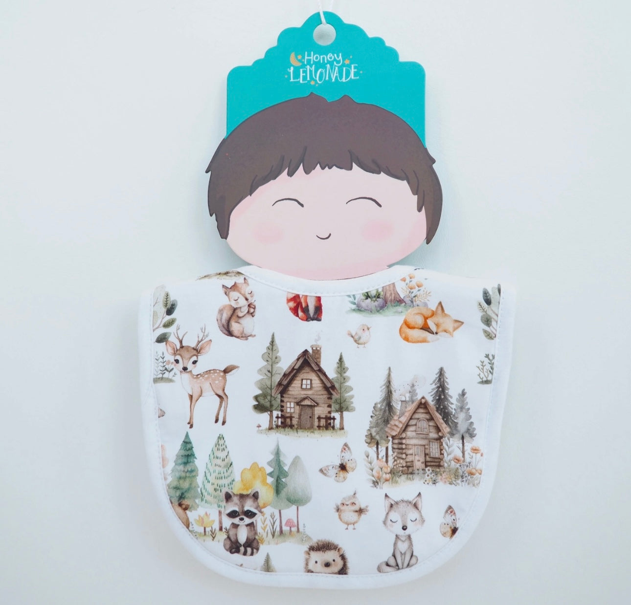 Woodsy Woodland Baby Bib