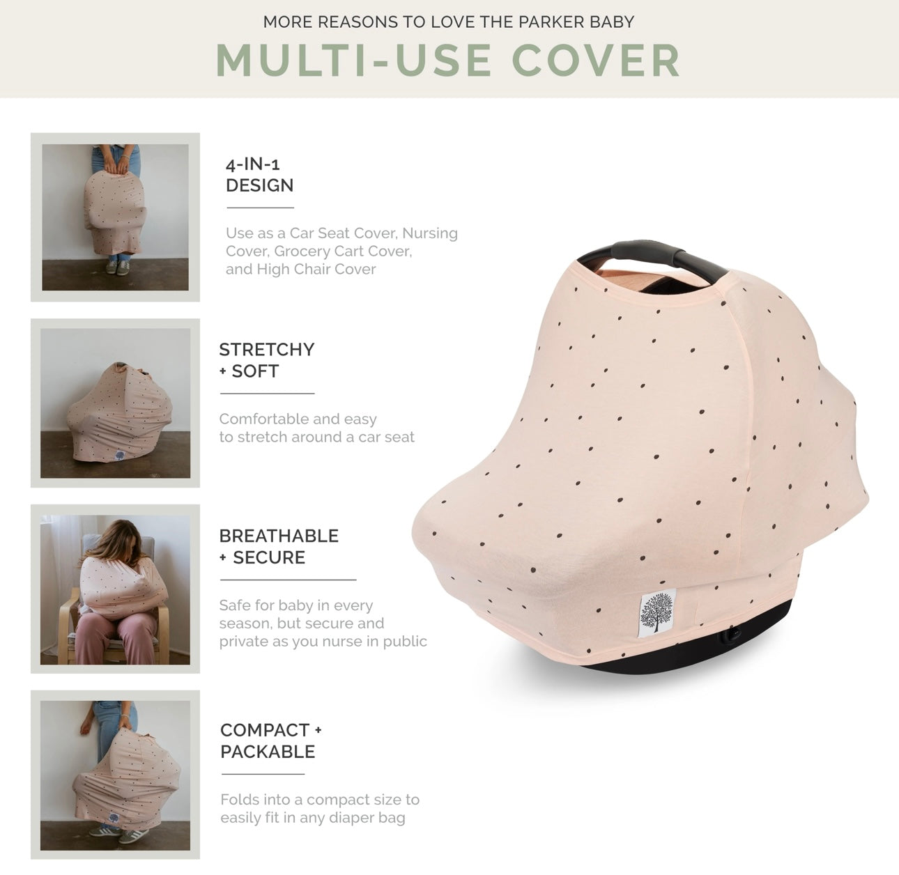 Multi-Use Cover, Bliss | Parker Baby Co.