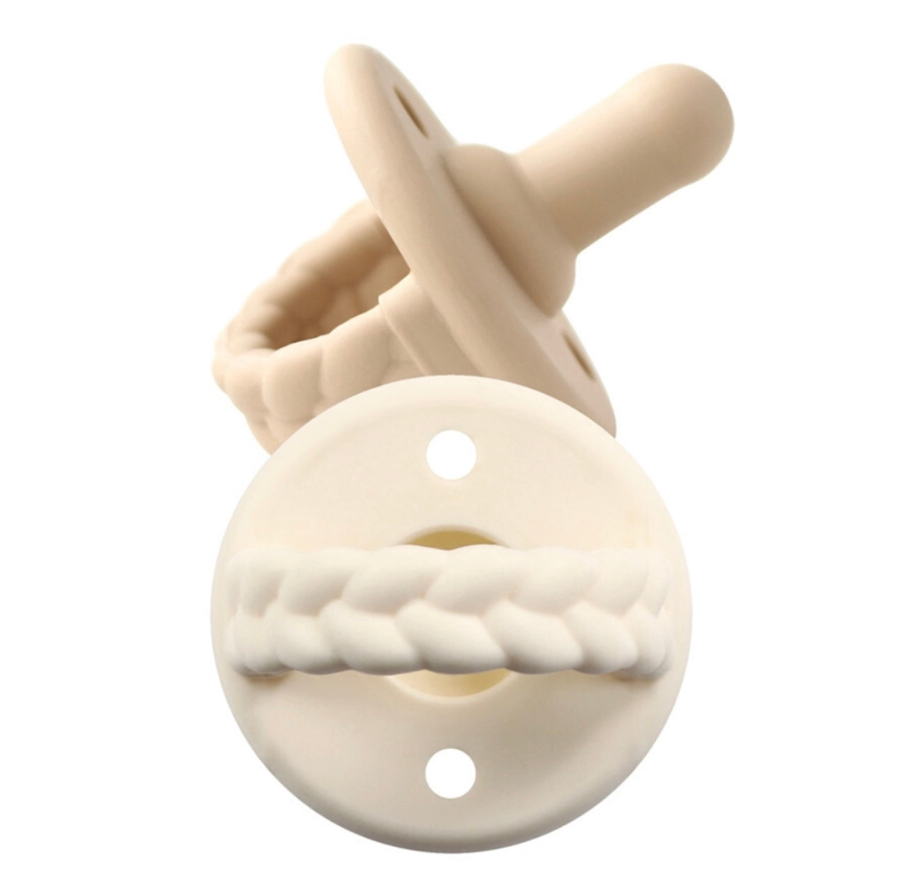 Sweetie Soother Pacifier Set - Toast & Buttercream