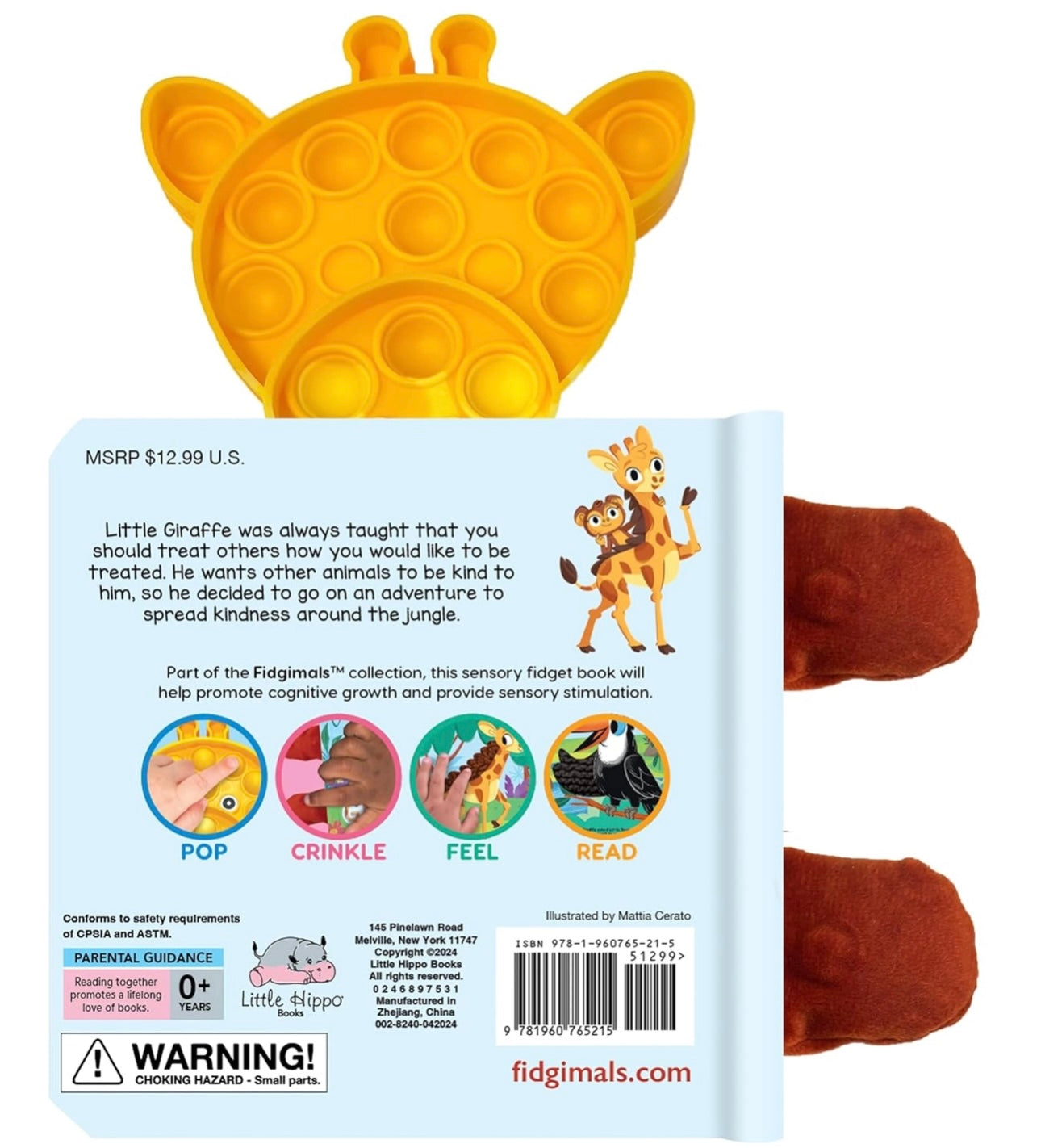 Little Giraffe Sensory Fidget Friend