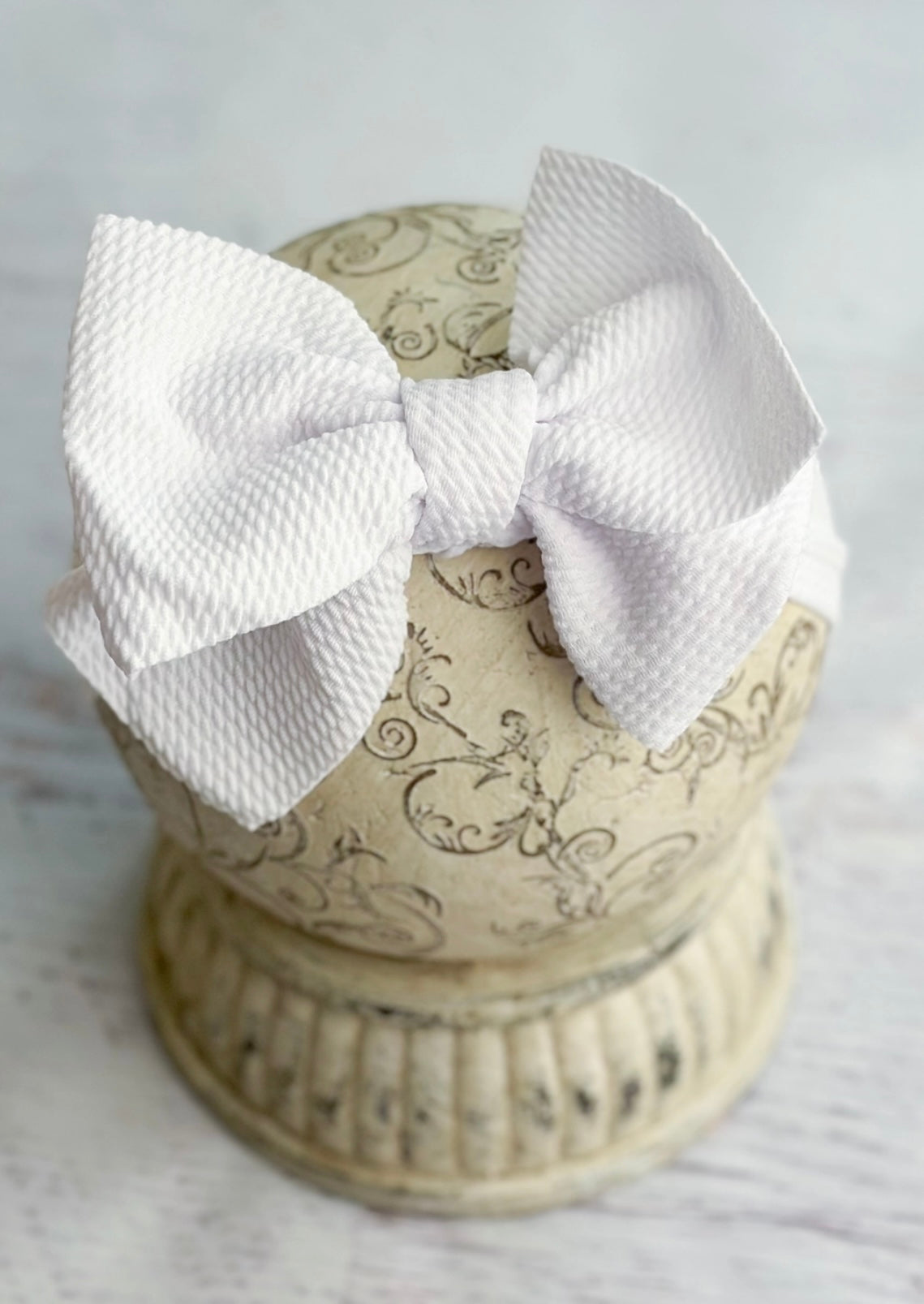 Waffle Head Wraps | White