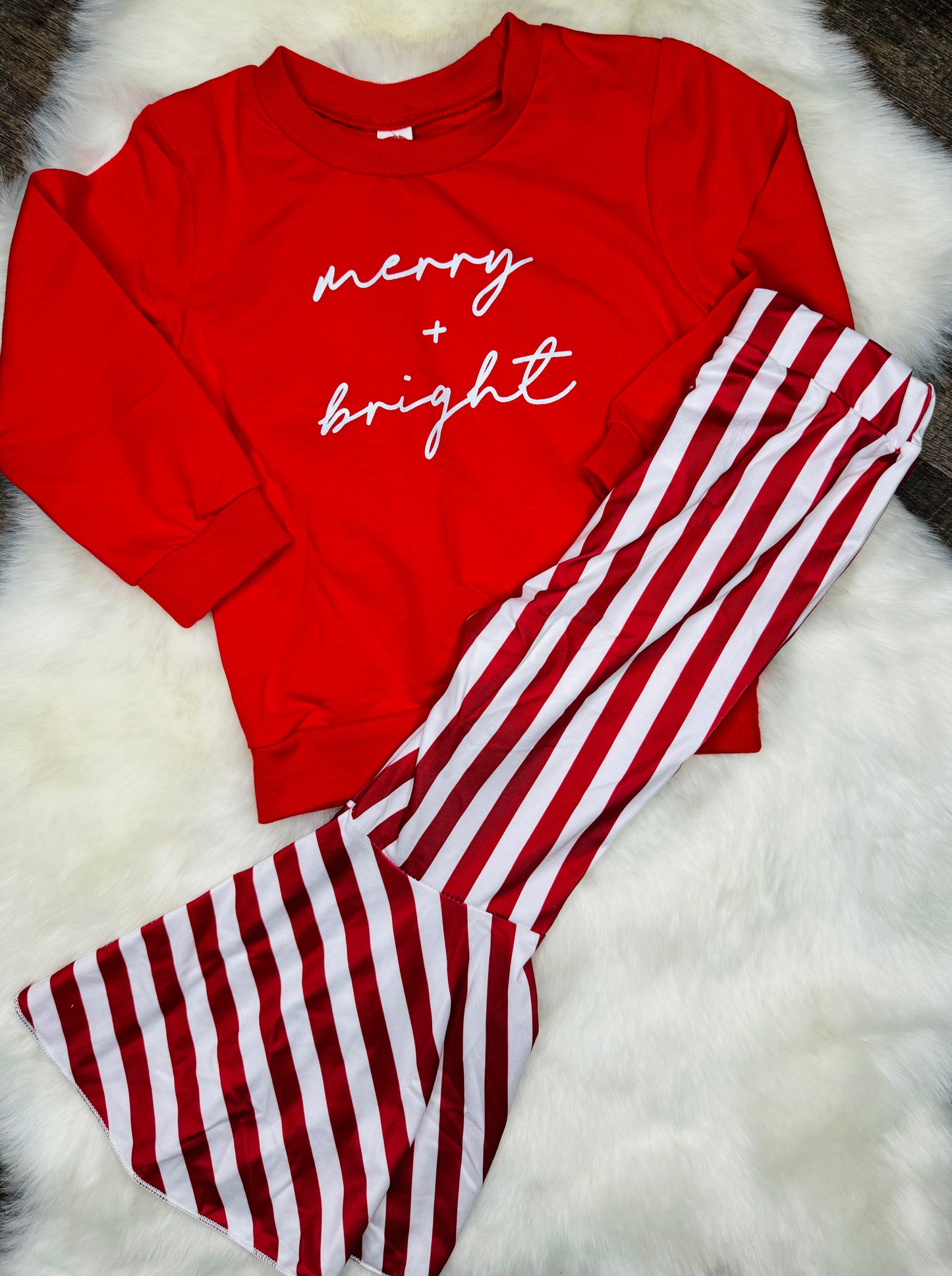 Merry & Bright Striped Bell Set