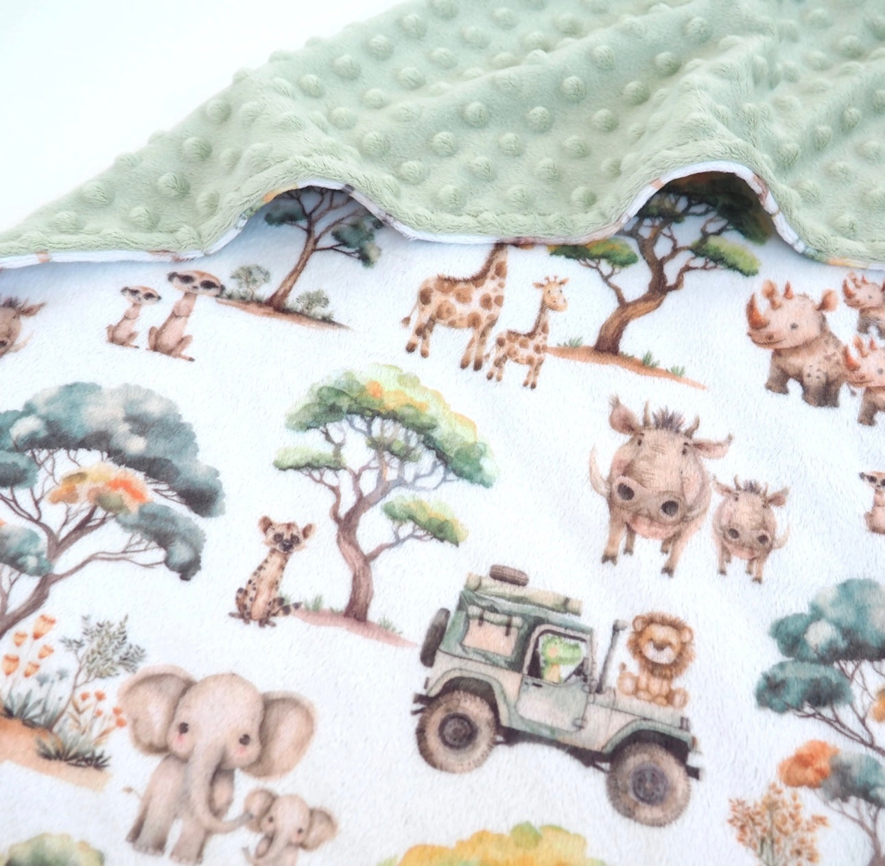 Safari Adventure Minky Blanket