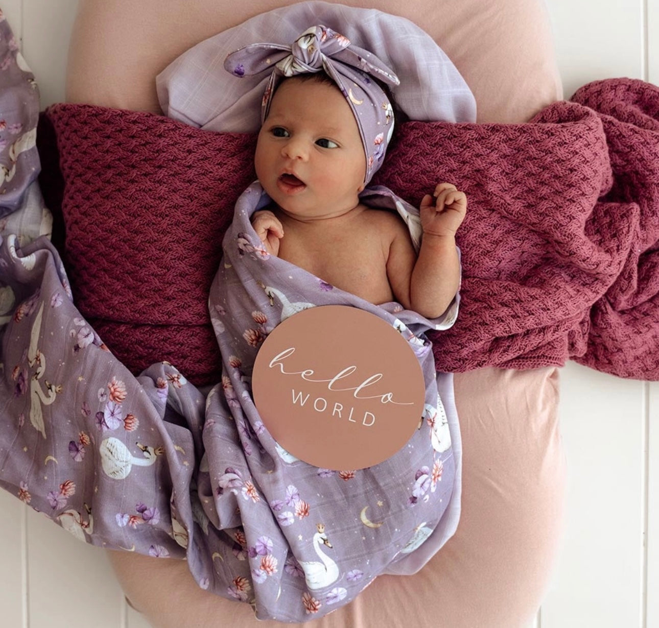 Swan Lake Organic Muslin Wrap