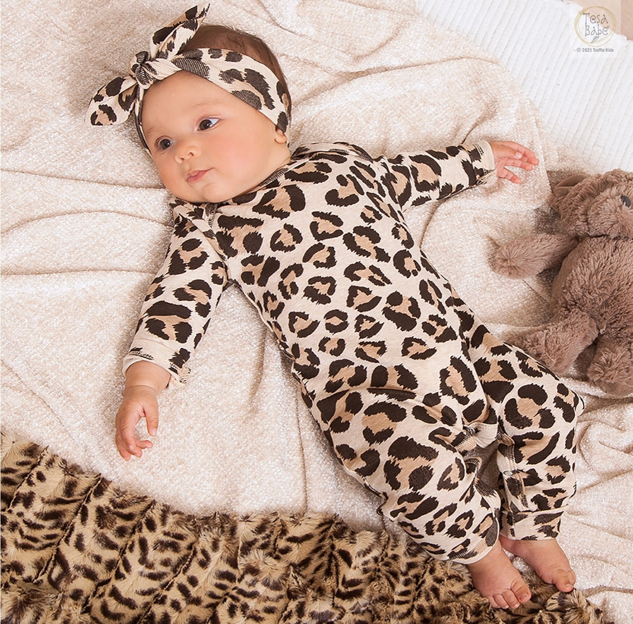 Leopard Cotton Romper