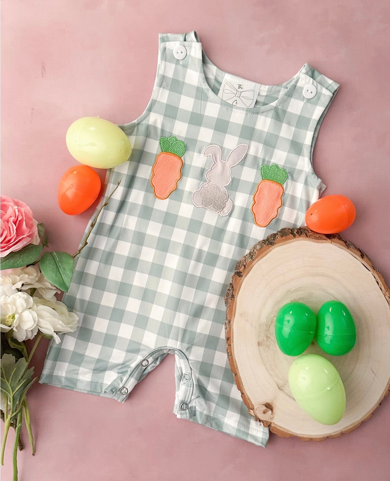 Bunnies & Carrots Infant Boy Romper