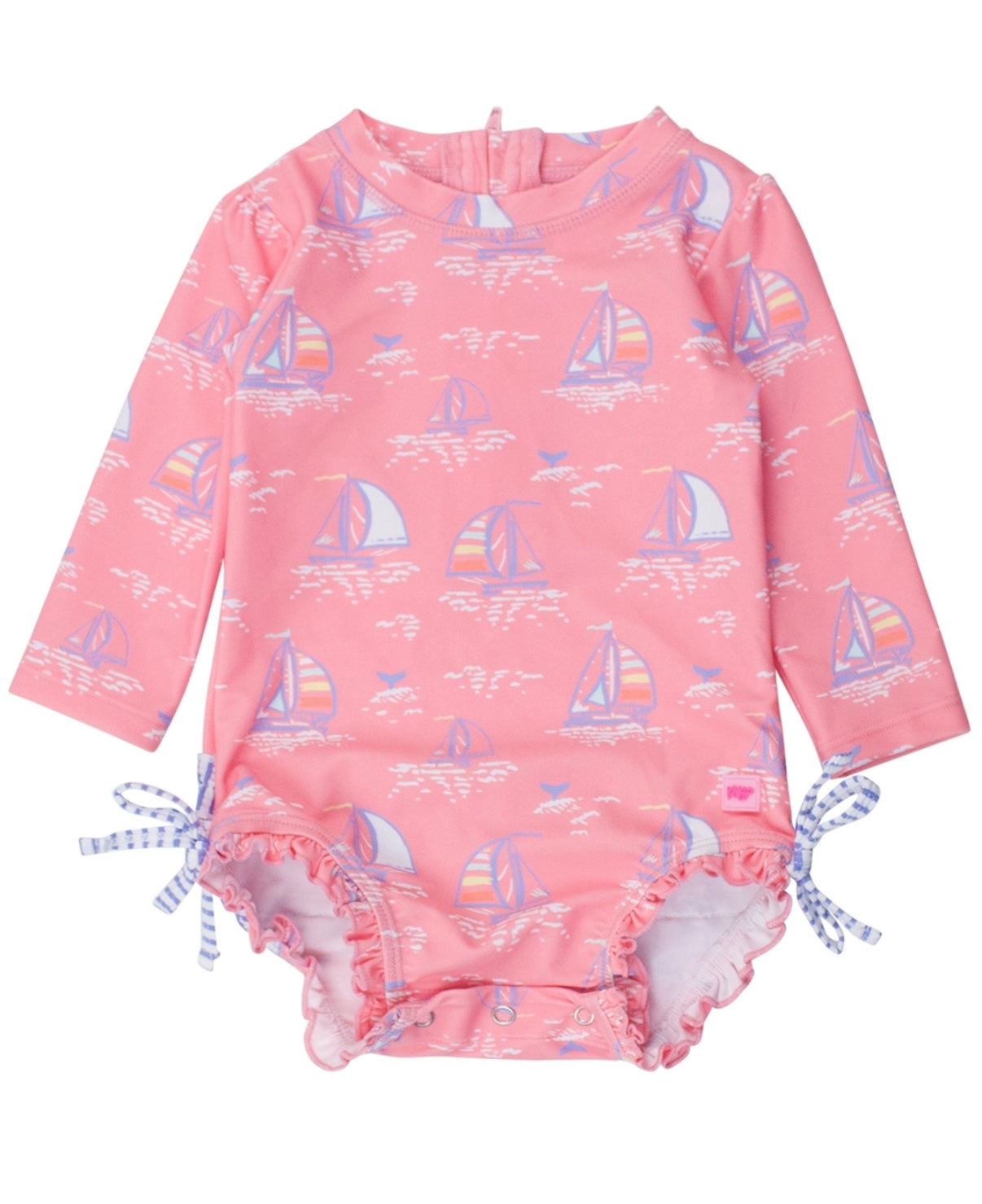 Rufflebutts Seas the Day Long Sleeve Rash Guard