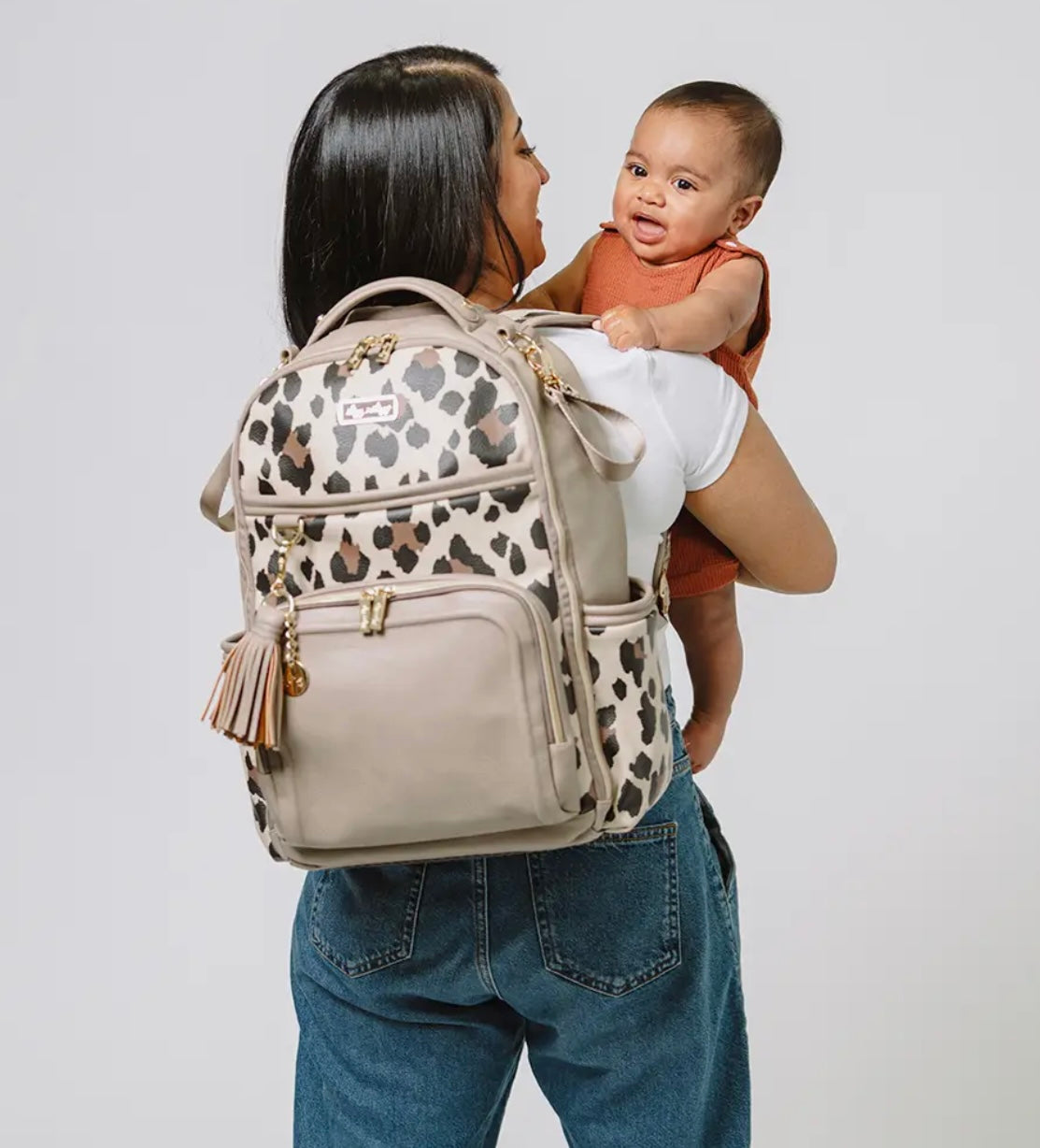 Itzy Ritzy Leopard Backpack Diaper Bag