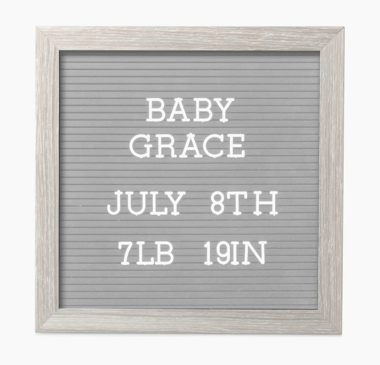 Rustic Wooden Letterboard Set w/ 188 Letters & Numbers