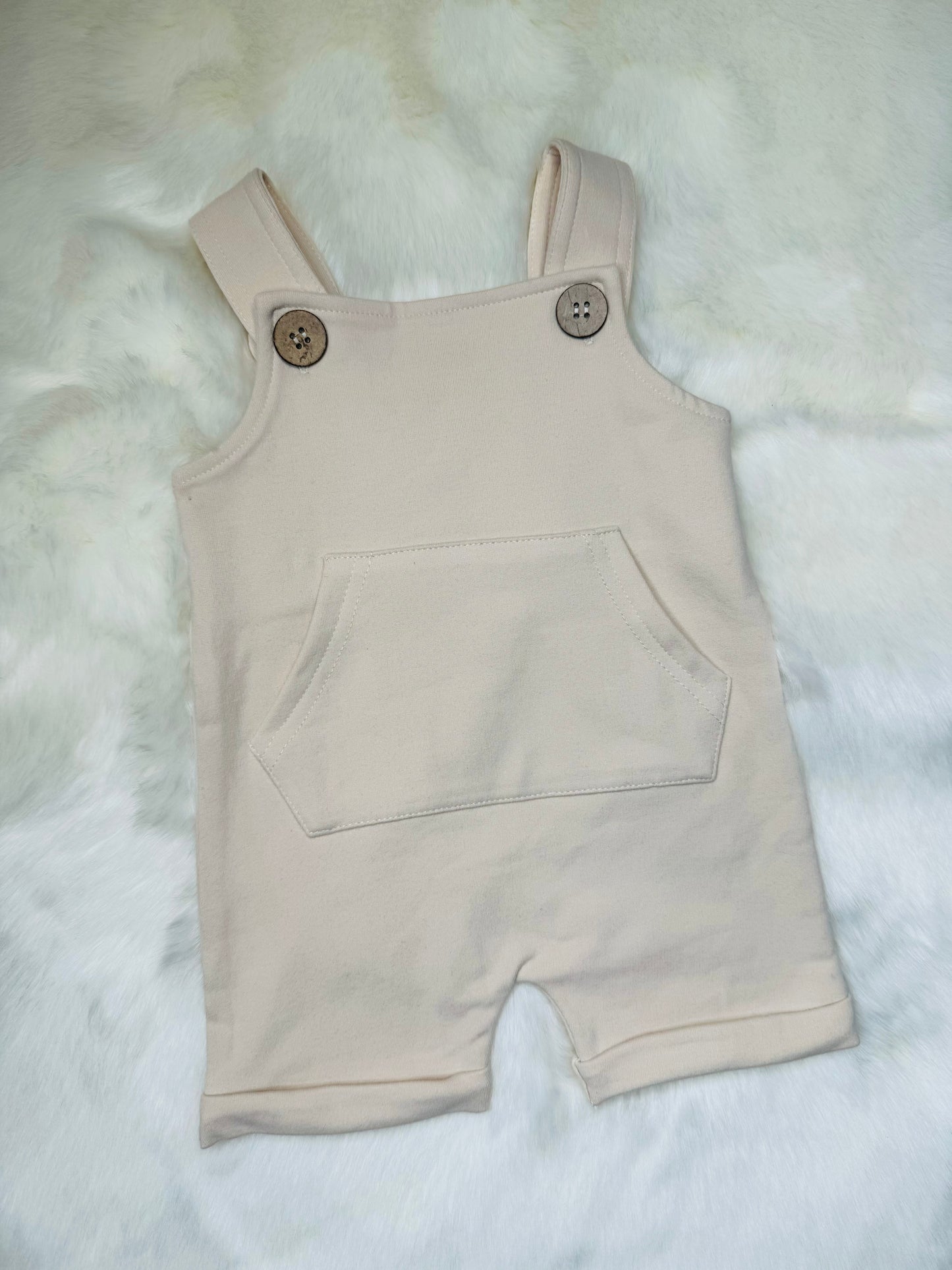Cream Summer Overalls