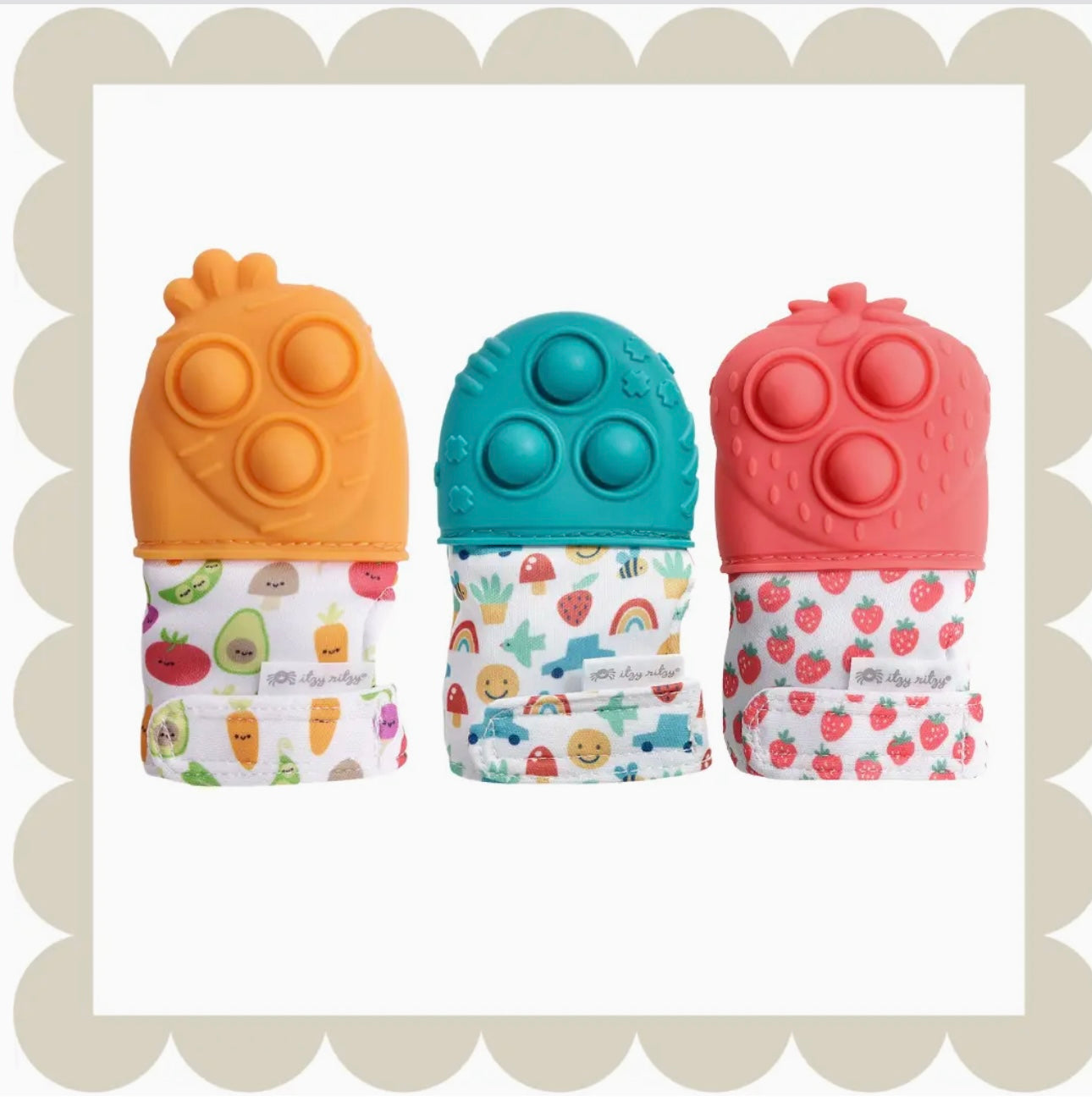 Itzy Ritzy Mitt Pop - Carrot