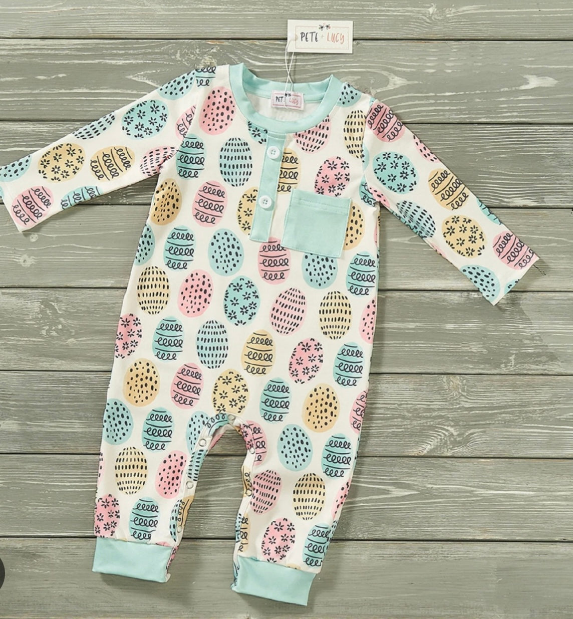 Bunnies in Bloom Boys Romper