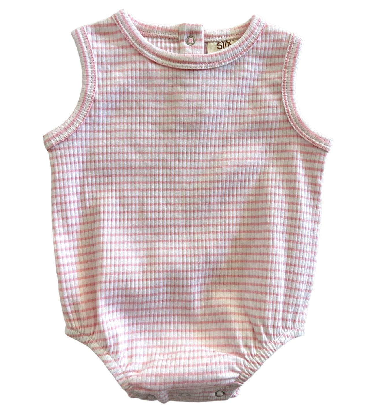 Pink Stripe Organic Ribbed Dune Bubble