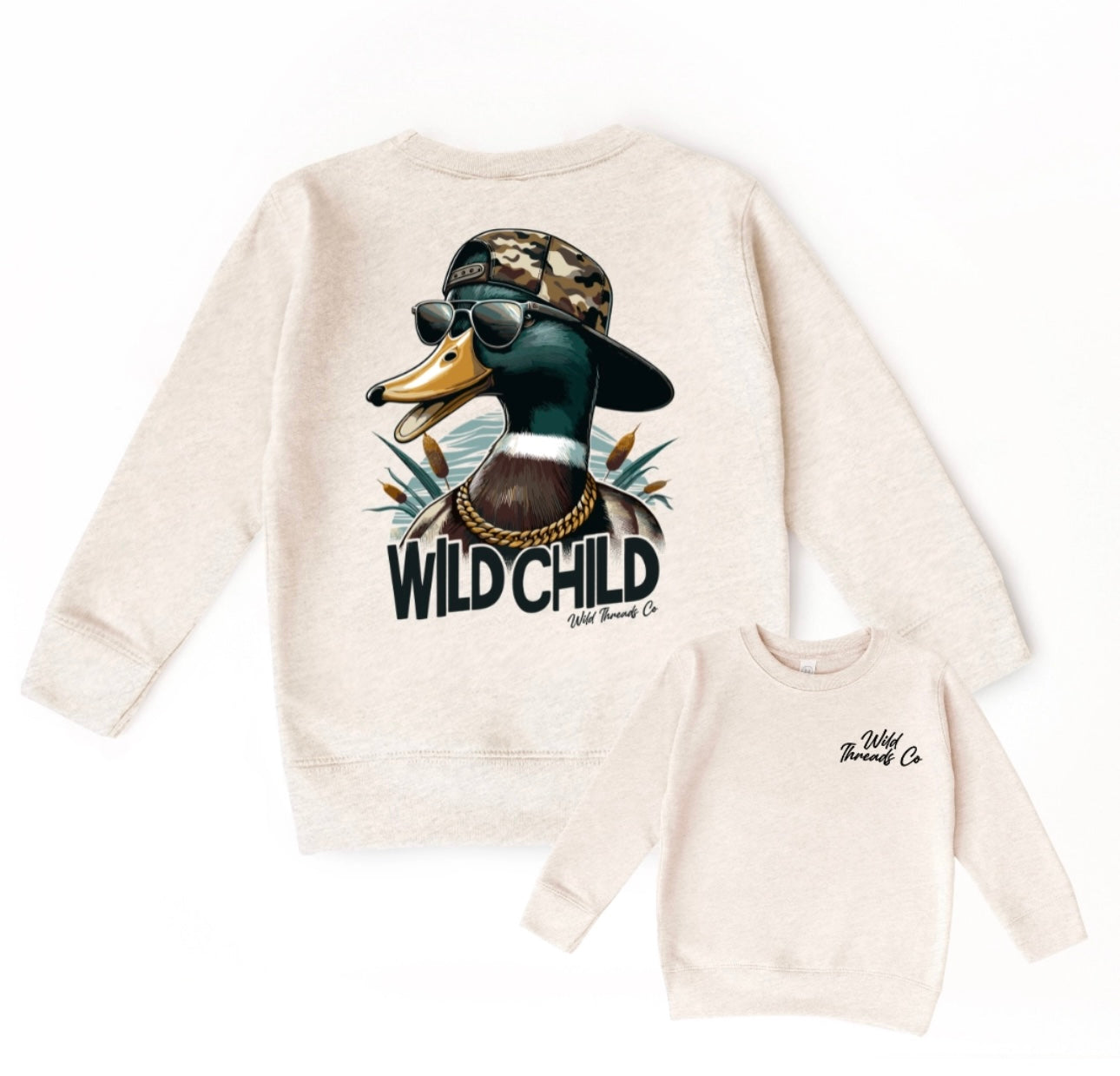 Wild Child Duck Sweatshirt