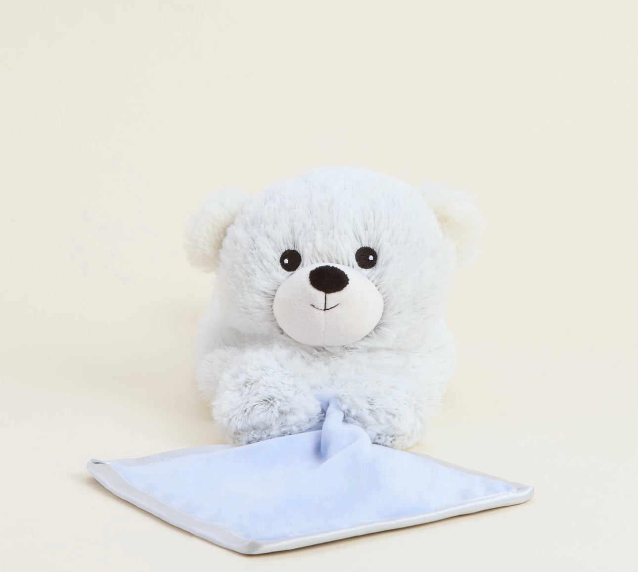 Blue Marshmallow Warmies Bear Blanket