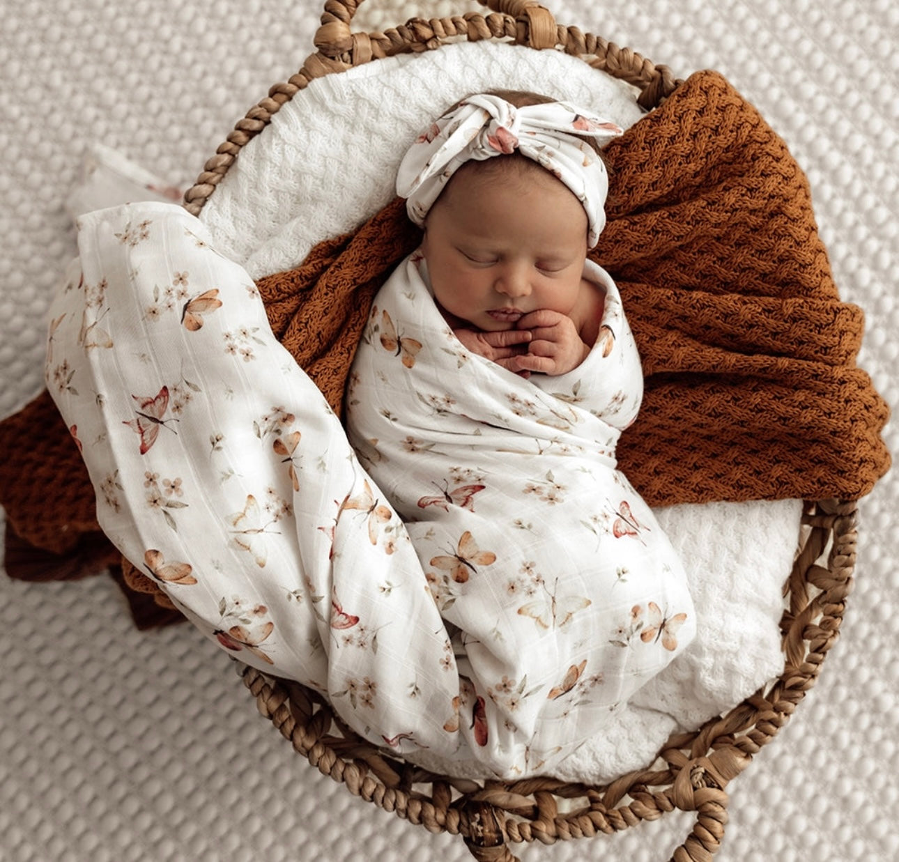Butterfly Organic Muslin Wrap