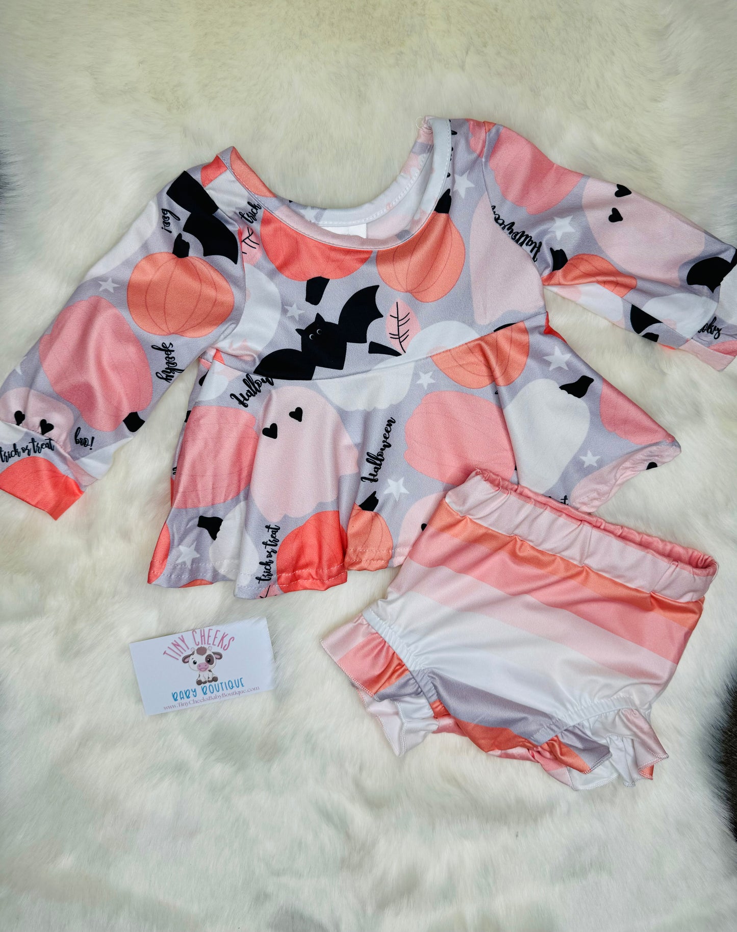 Orange Pumpkin Baby Set